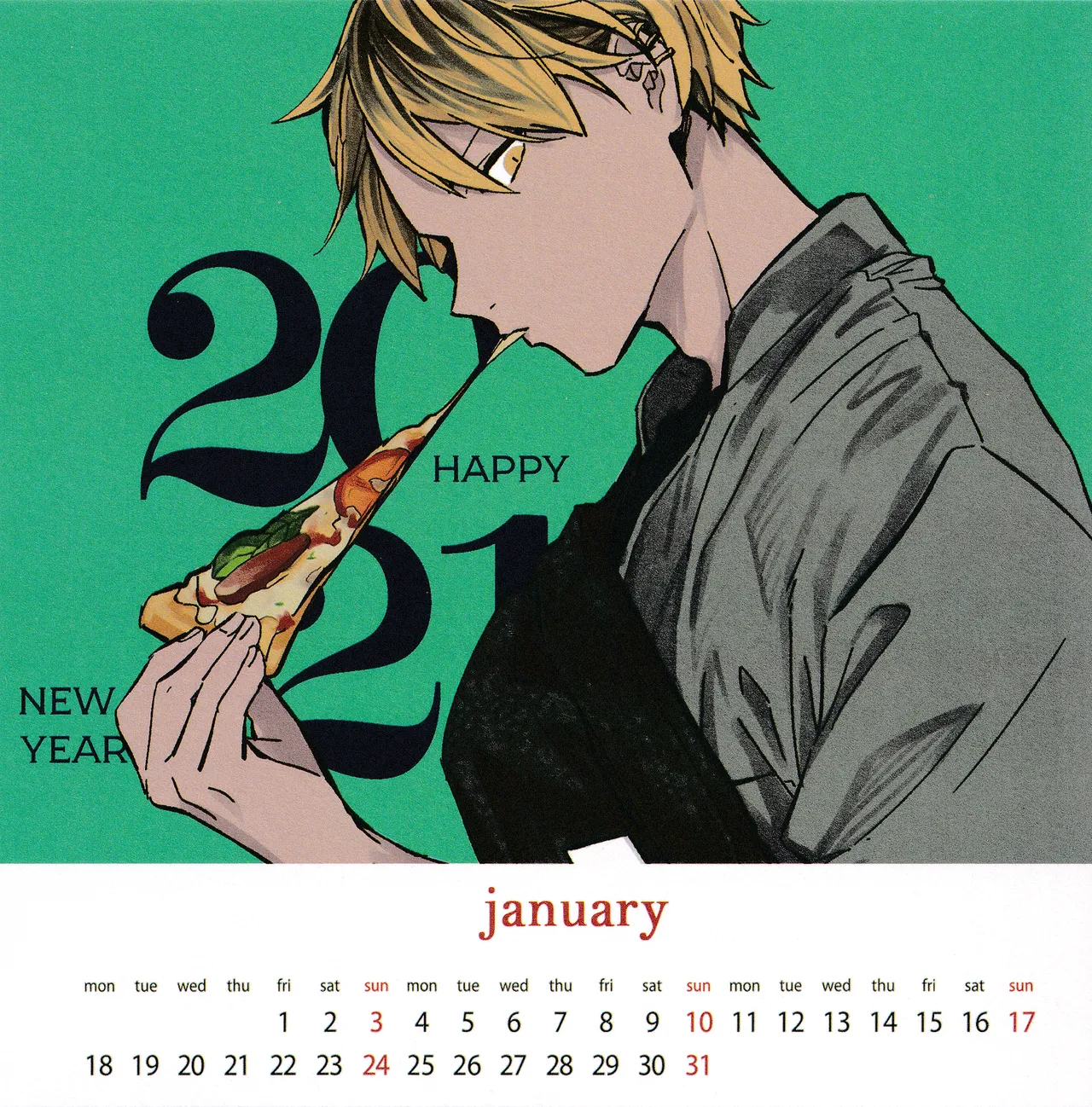 Given Calendar 2021 page 2 full