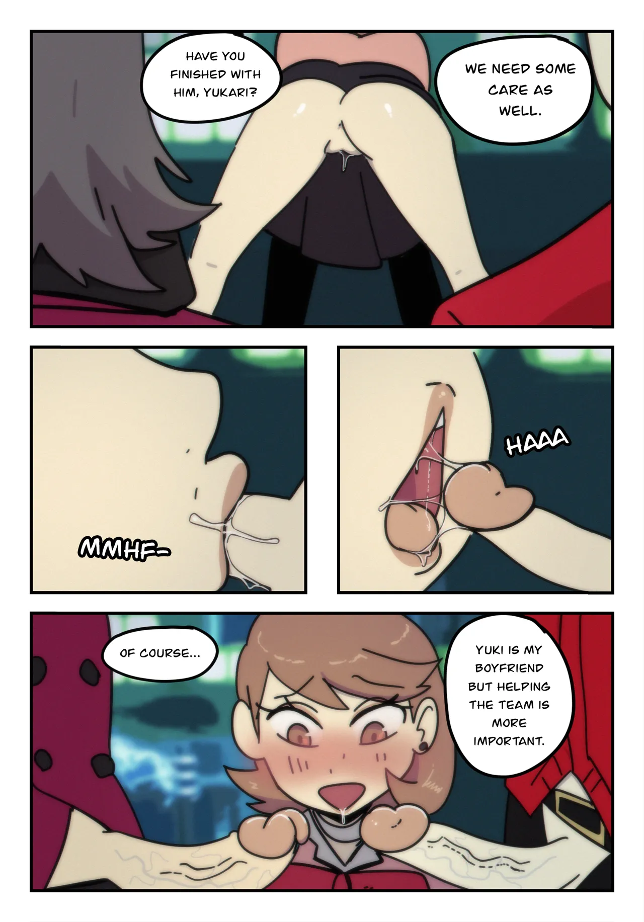 Persona 3 cuck comic page 3 full