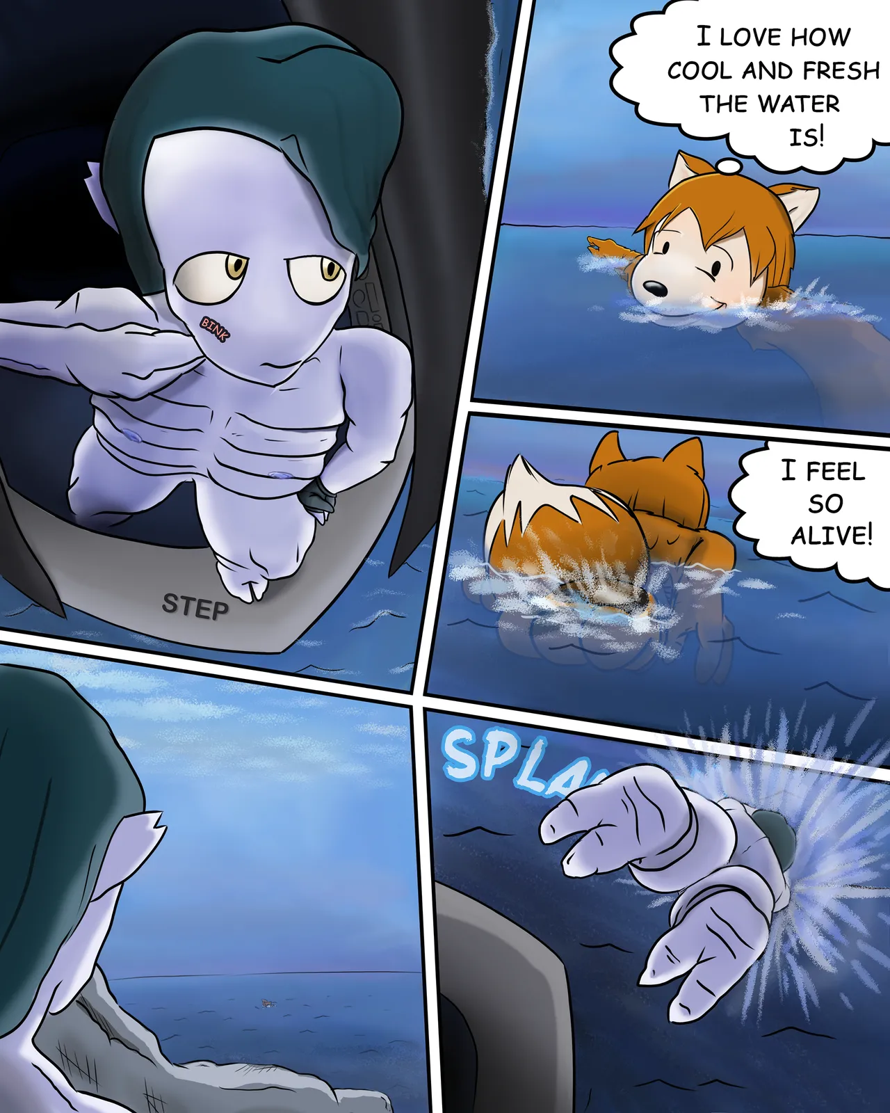 She Came From OUTER SPACE!!! CH. 1 page 4 full