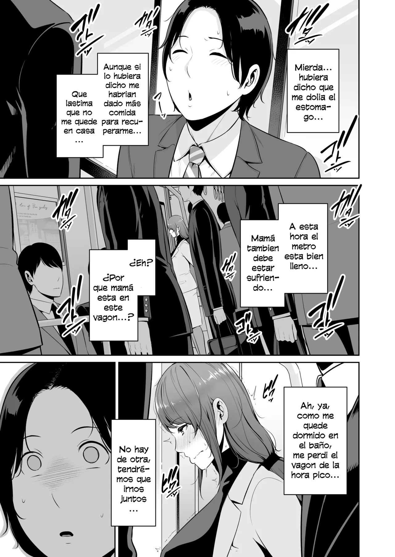 Gibo o, Densha de...｜Con Mi Madrastra, En El Tren... page 6 full