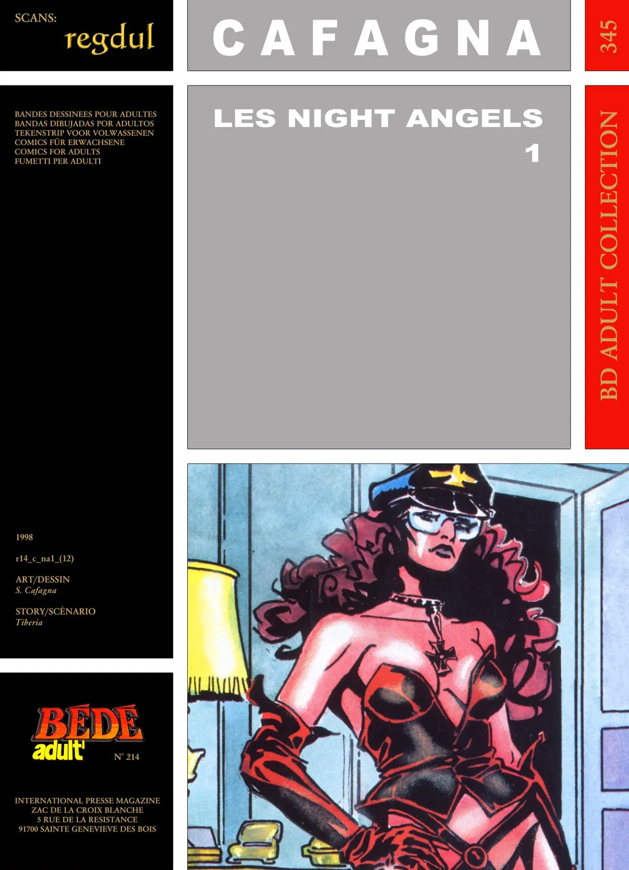 S. Cafagna &amp; Dante Tiberia - Les Night Angels #1 page 1 full
