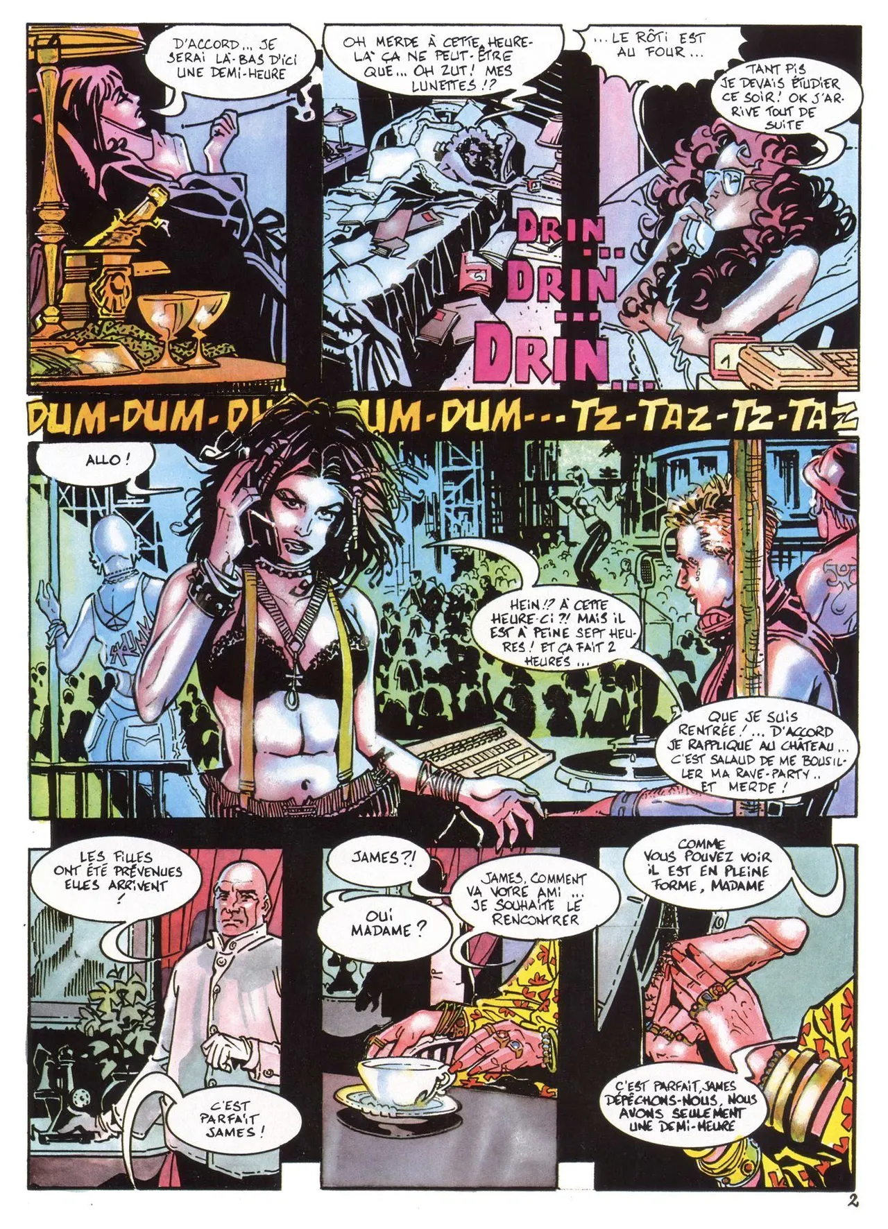 S. Cafagna &amp; Dante Tiberia - Les Night Angels #1 page 3 full