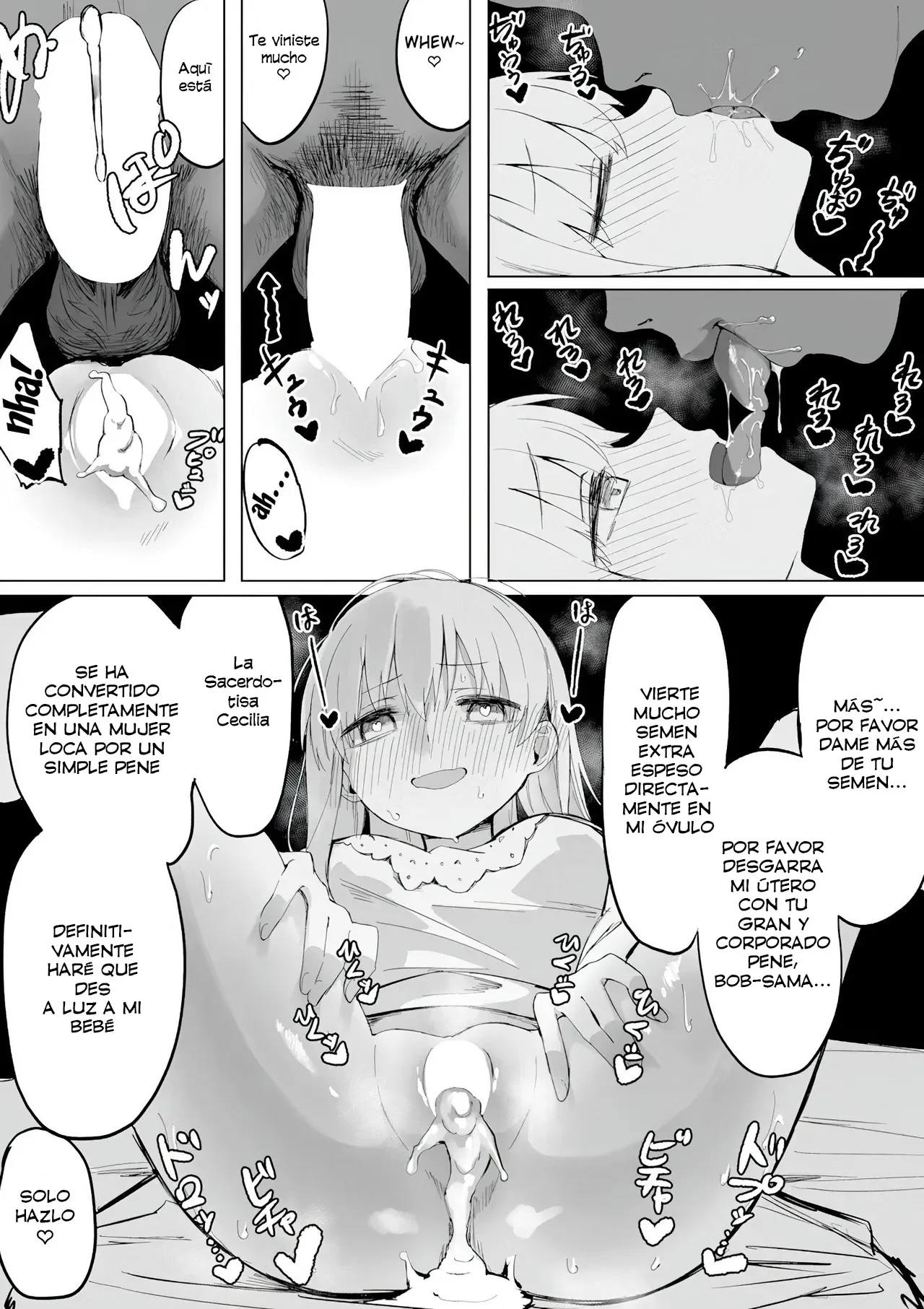Seijo-sama ga Netorarete Nichijou-teki ni Hoka no Otoko to Sex Shite Shimau｜La Santa hizo NTR y termina teniendo sexo con otro hombre a diario page 8 full