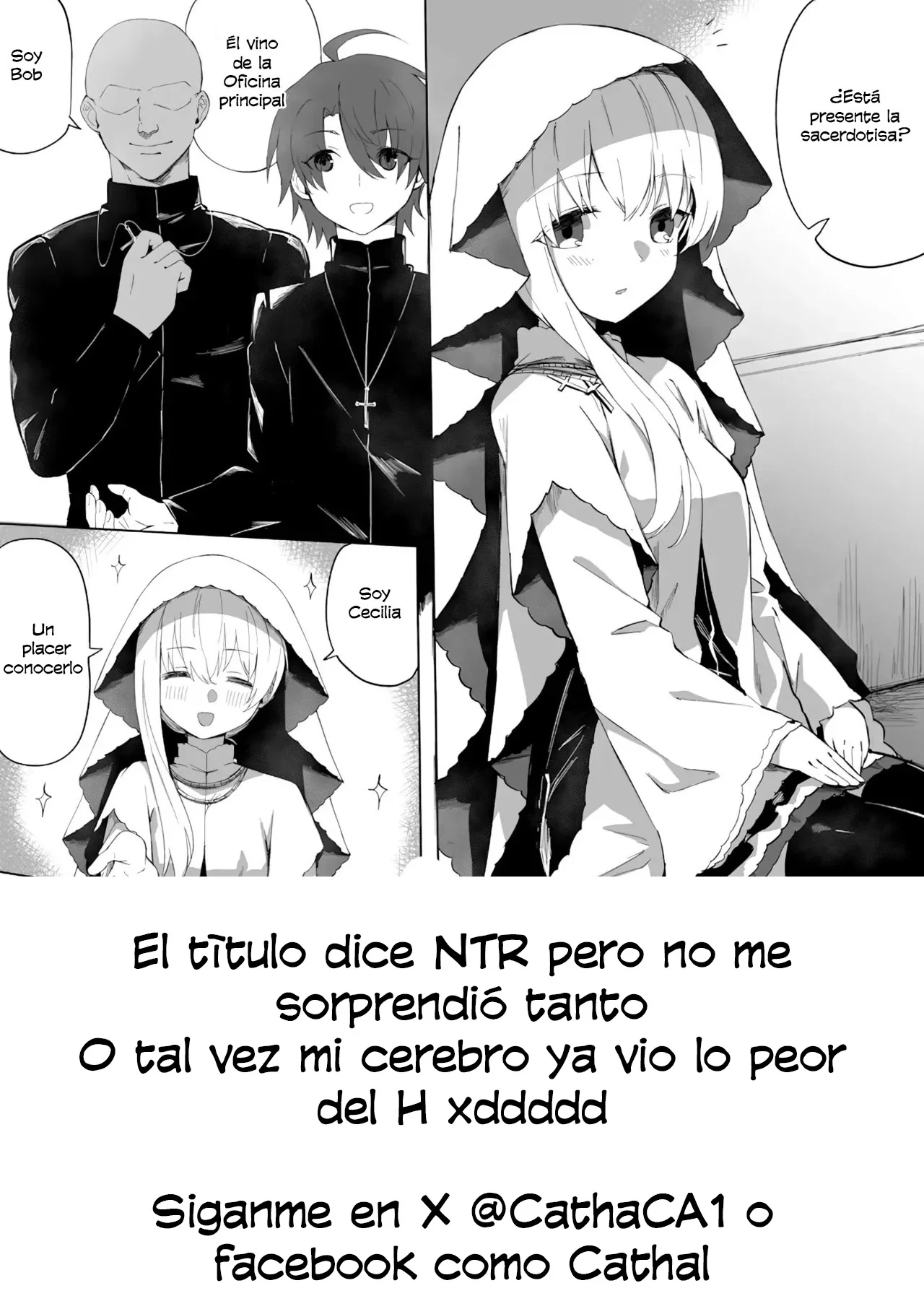 Seijo-sama ga Netorarete Nichijou-teki ni Hoka no Otoko to Sex Shite Shimau｜La Santa hizo NTR y termina teniendo sexo con otro hombre a diario page 9 full