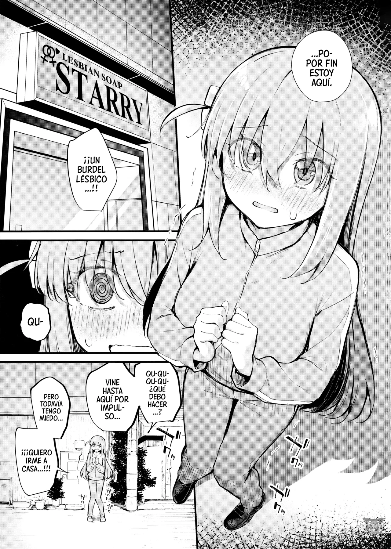 Meguriai Tokyo ~Les Fuuzoku e Iku.~ | Encuentro En Tokio ~Yendo A Un Burdel Lésbico.~ page 2 full