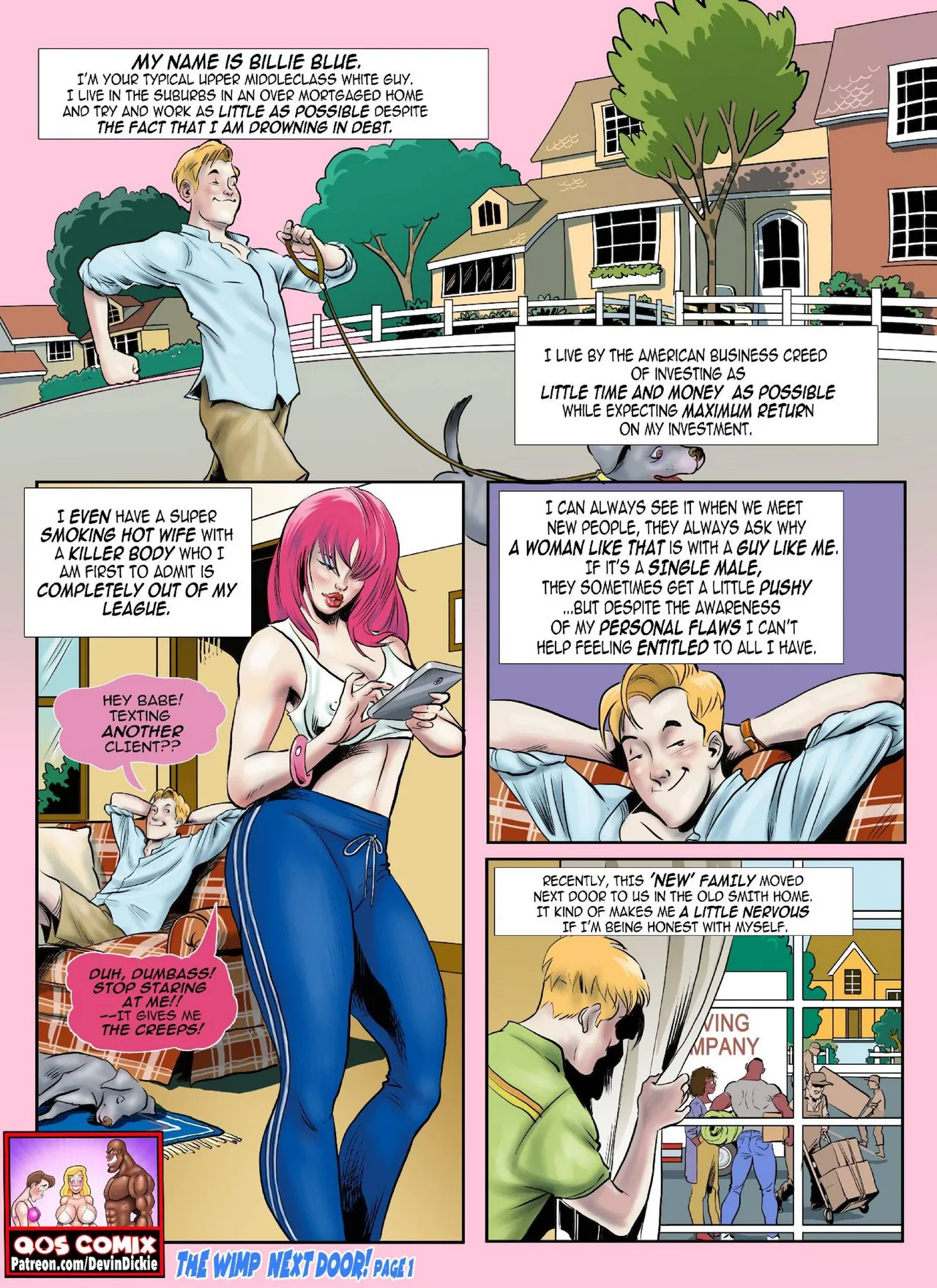 Devin Dickie The Wimp Next Door page 1 full