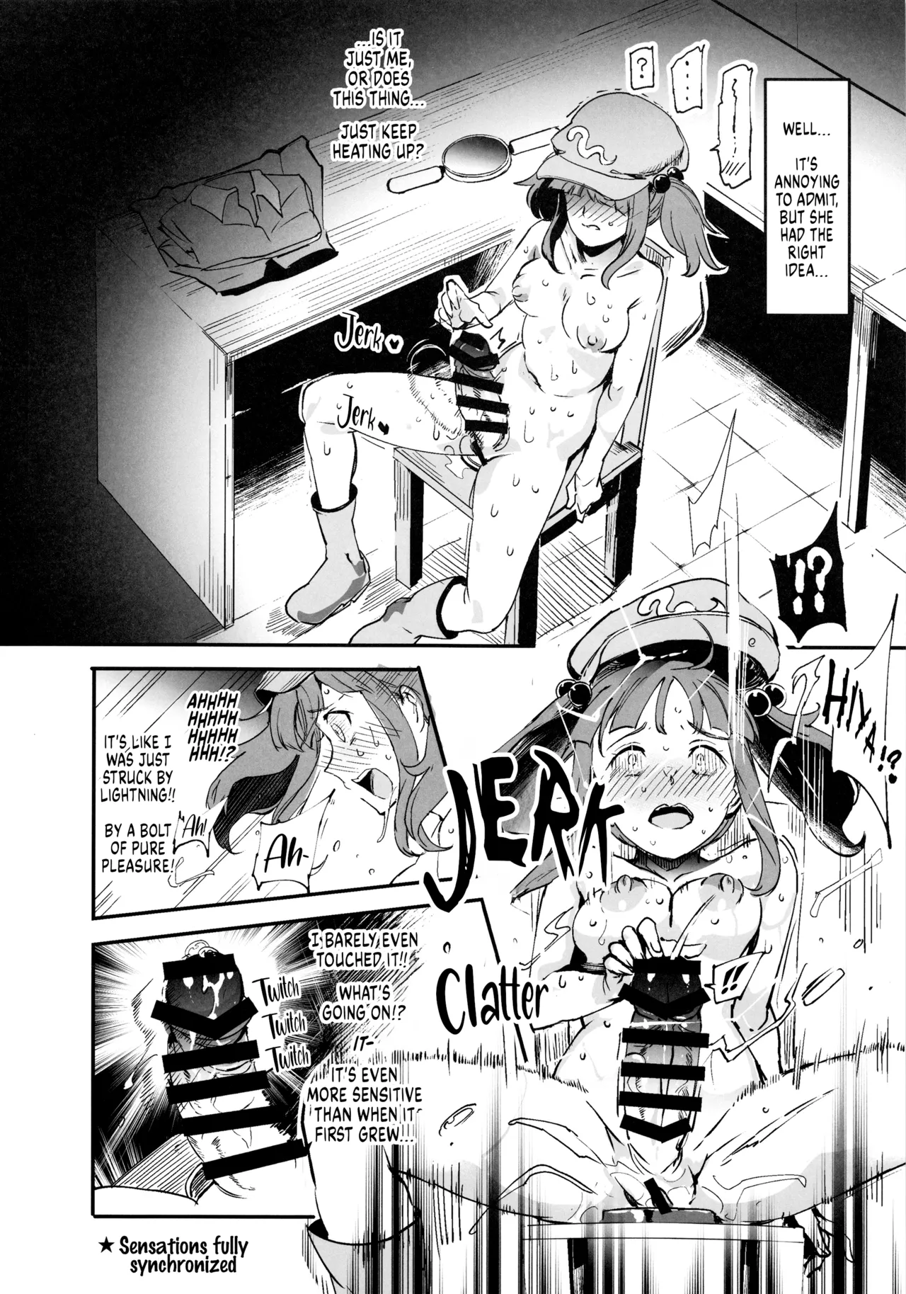 Handle Tsuki Sukima Hole Futanari Chinko de Jibun to H | Using a Portable Gap with Handles, a Futanari Fucks Herself page 9 full