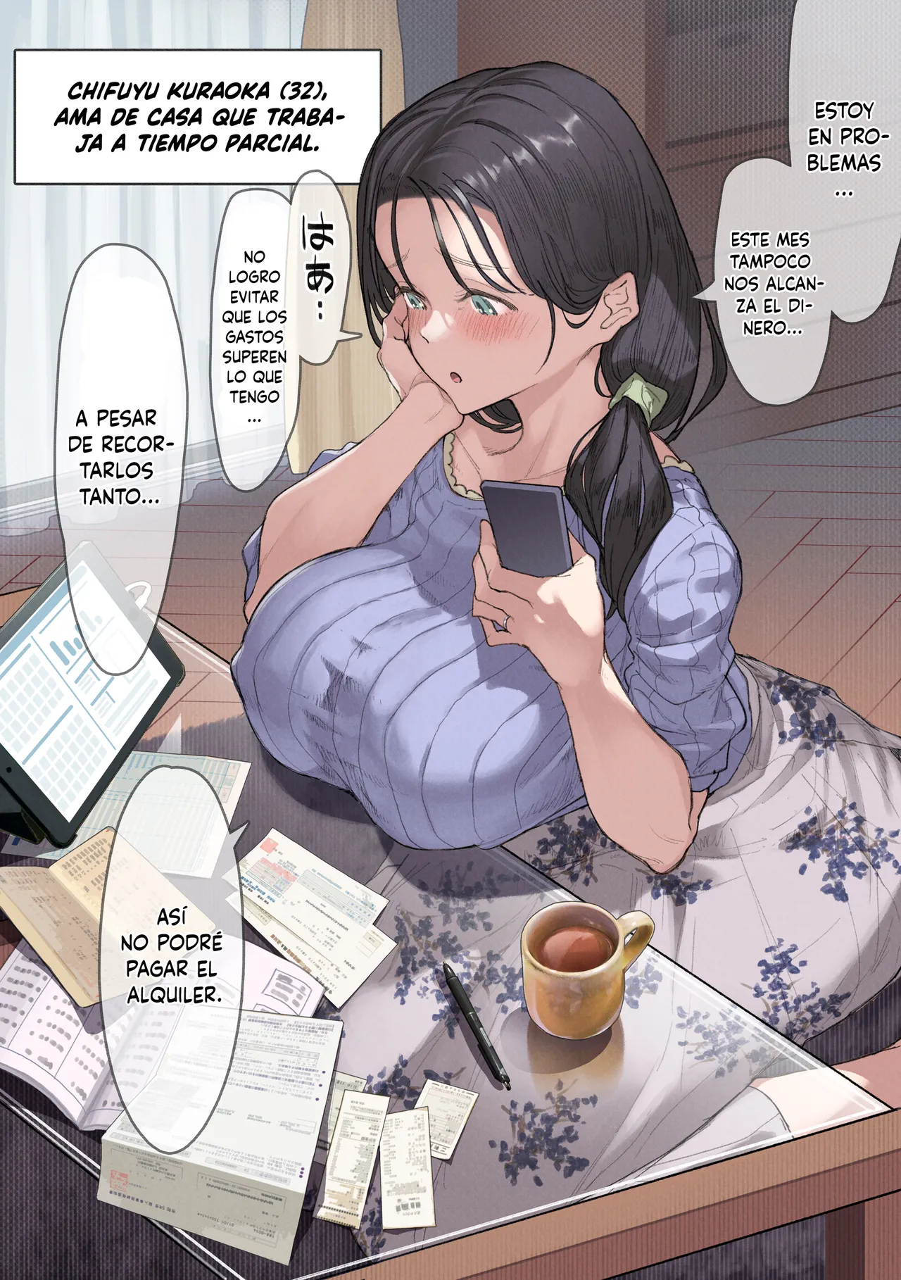 Kongetsu no Yachin ga Haraemasen.  Danna ni Naisho de Ooya-san no Aijin ni Narimashita. page 2 full