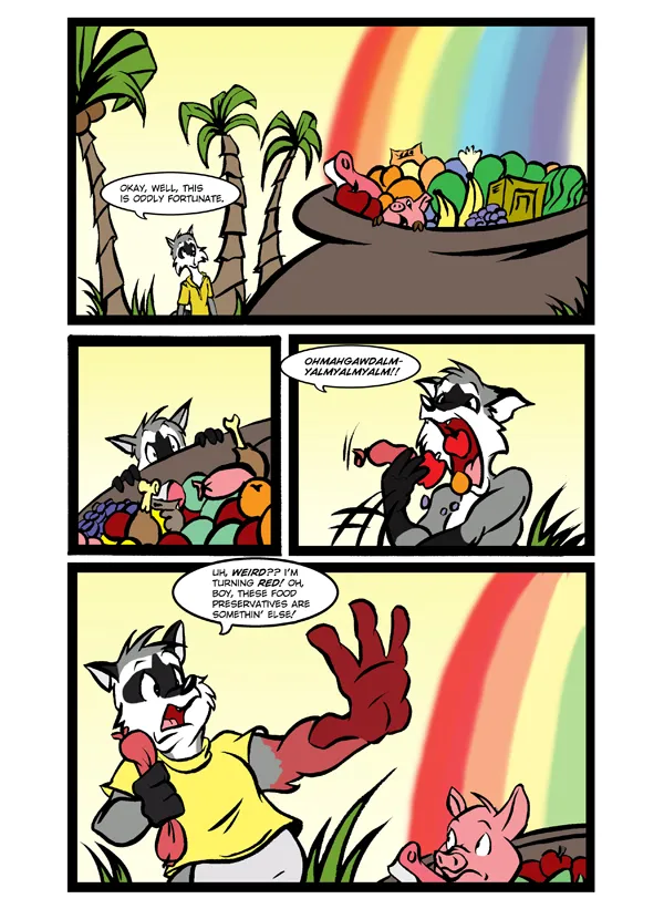 The Adventures of Ragnar Wolfcoon: Taste the Rainbow page 4 full