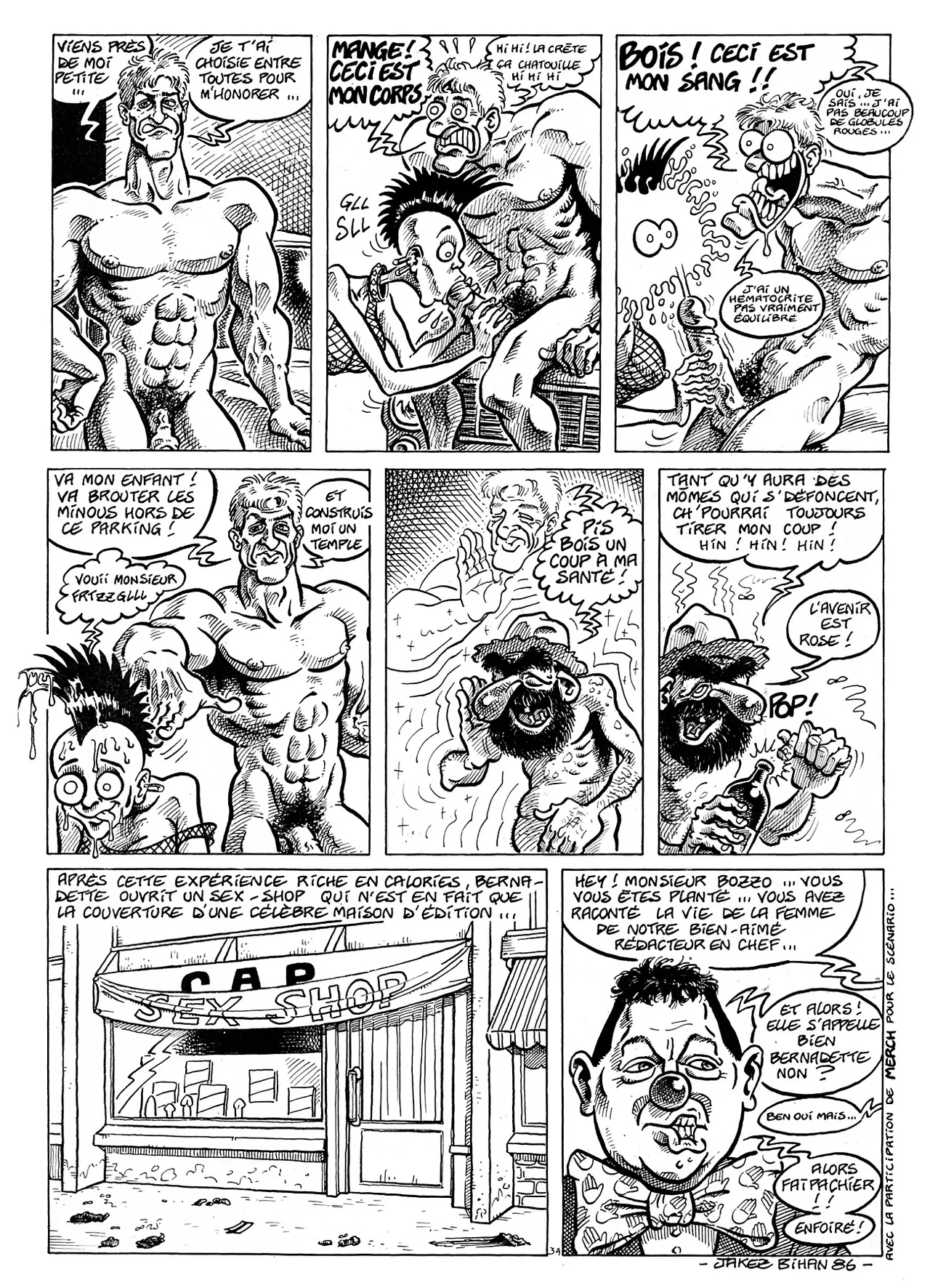 Jakez Bihan  &amp; Merch - L'avis exempt de plaire de Bozzo le Clown … page 4 full