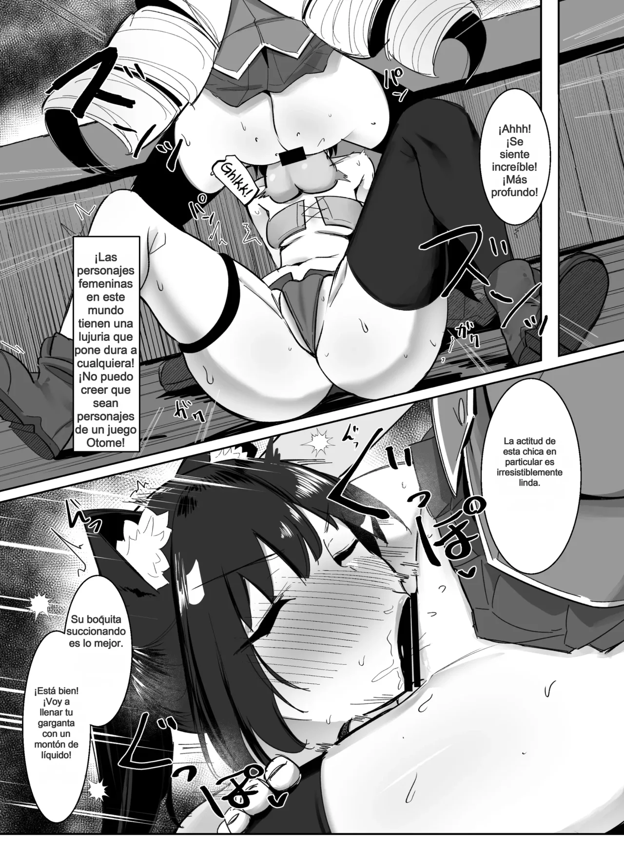 Otome Game no Akuyaku Reijou ni Tensei Shitara Ura Settei de Futanari deshita ~Ch. 2~｜Reencarné en un Juego Otome como una Futanari en una Ruta Secreta ~Cap. 2~ page 8 full