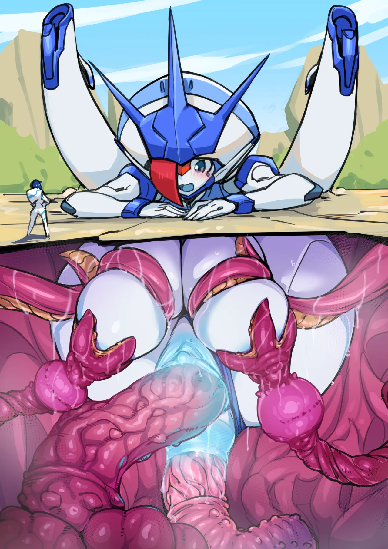 Squad 13's FranXX Stuck in Tentacle Pit page 10 full