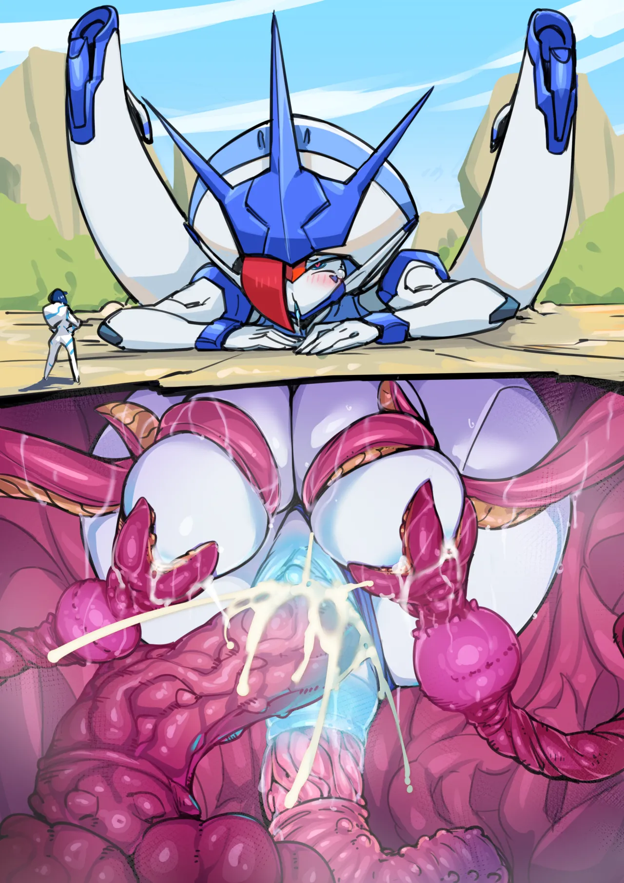 Squad 13's FranXX Stuck in Tentacle Pit page 7 full