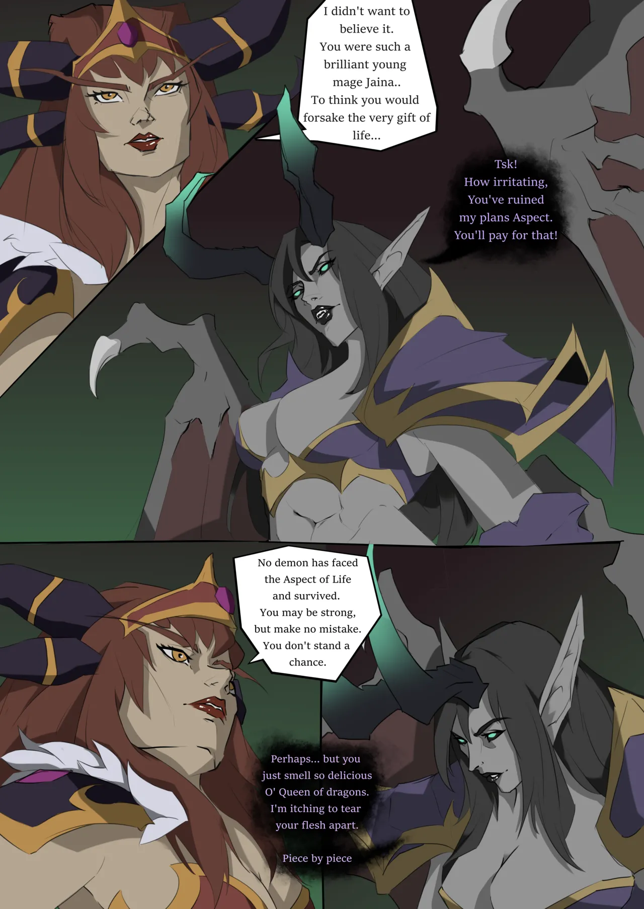 Dreadlord jaina - corruption and carnage page 4 full