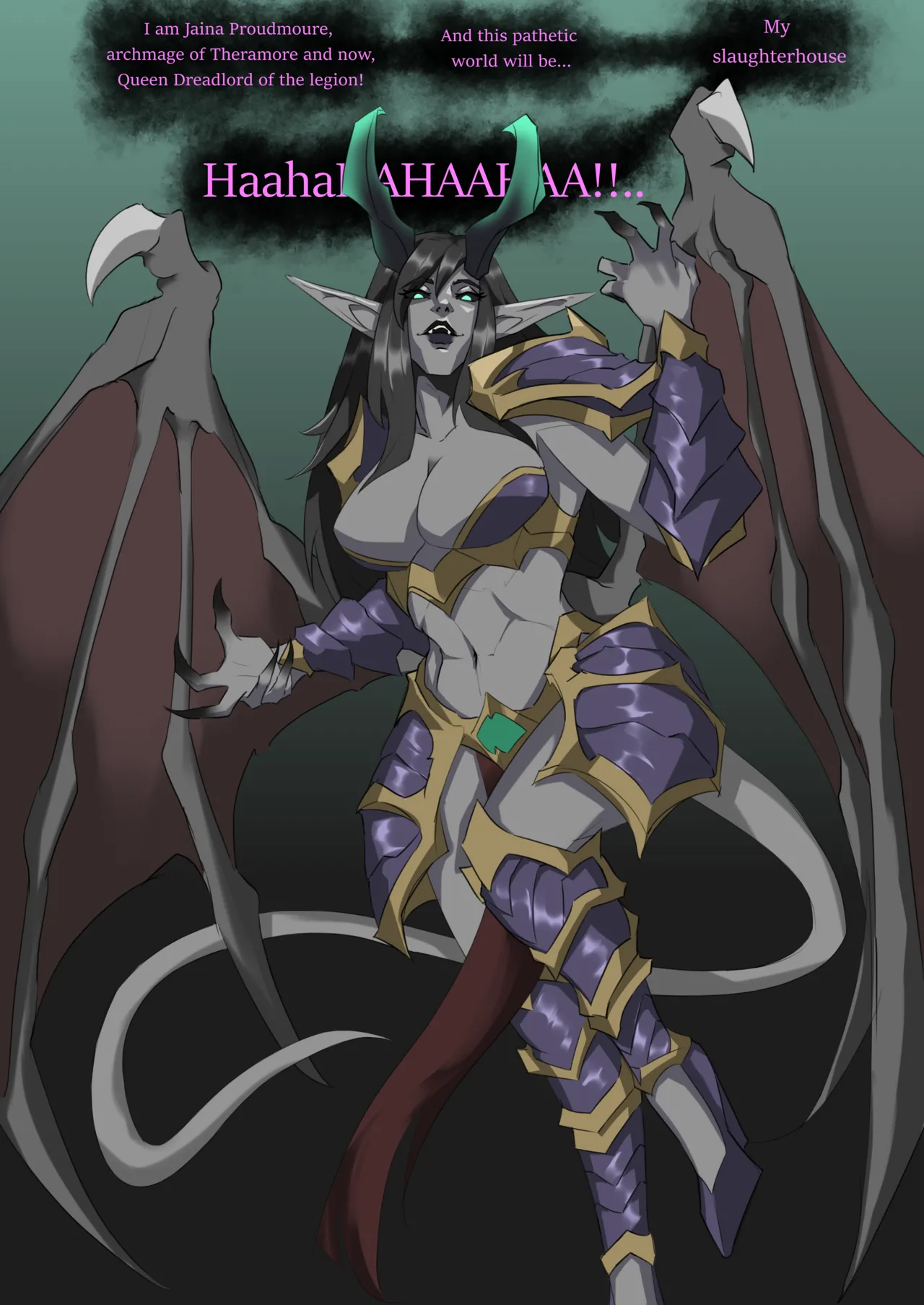 Dreadlord jaina - corruption and carnage page 9 full