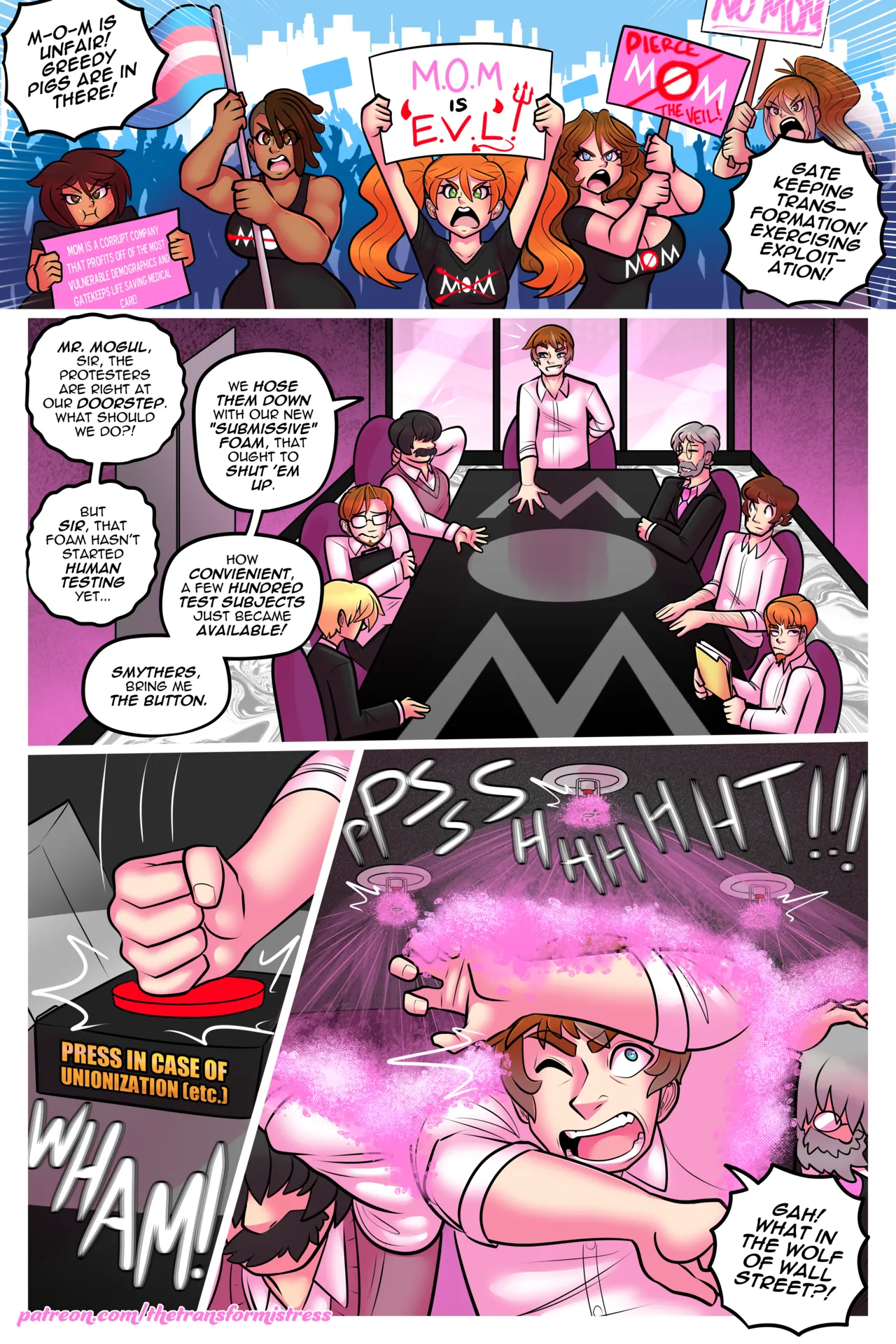 March Against M.O.M.! page 1 full
