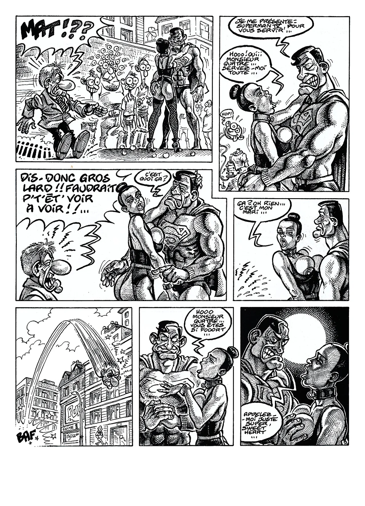 Jakez Bihan  - Monsieur Petit contre Superman IV page 4 full
