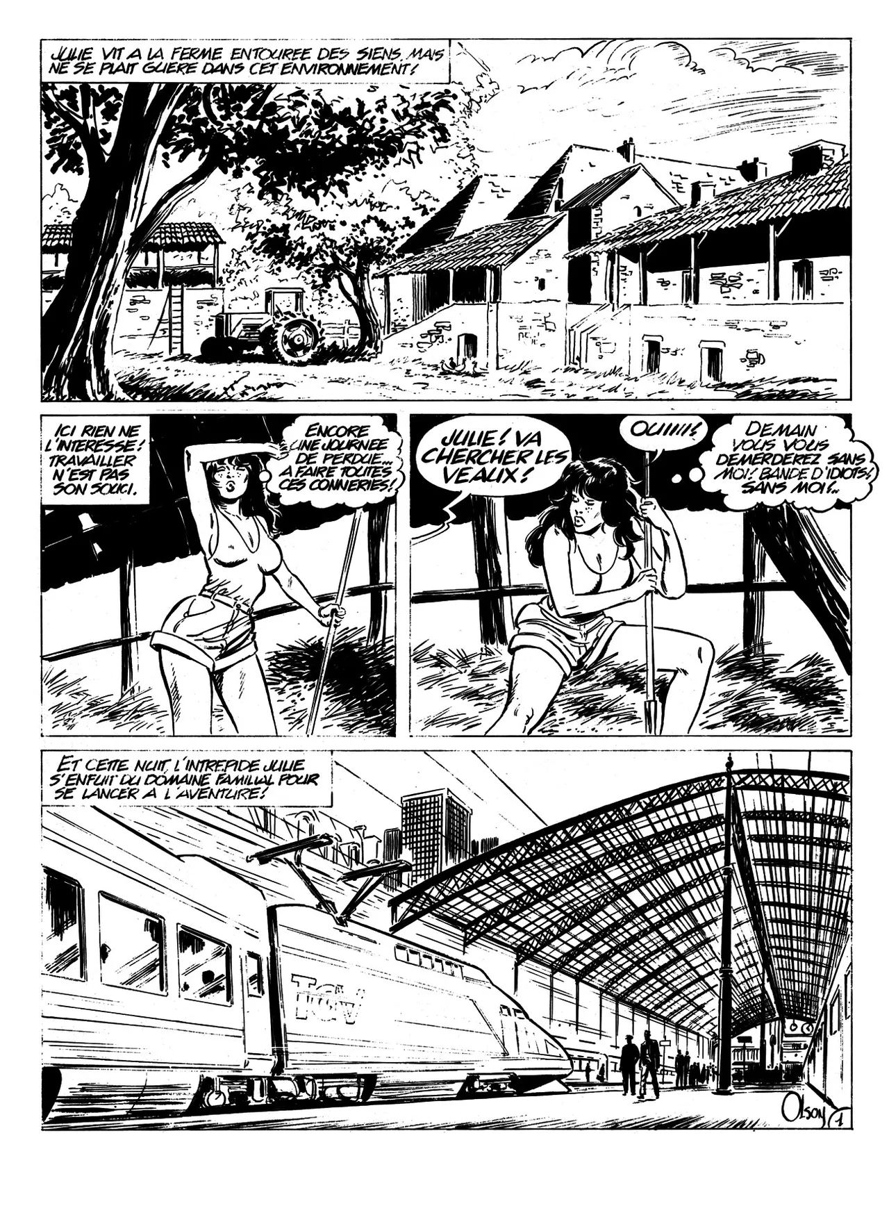 Olson  - Julie : L'initiation page 2 full