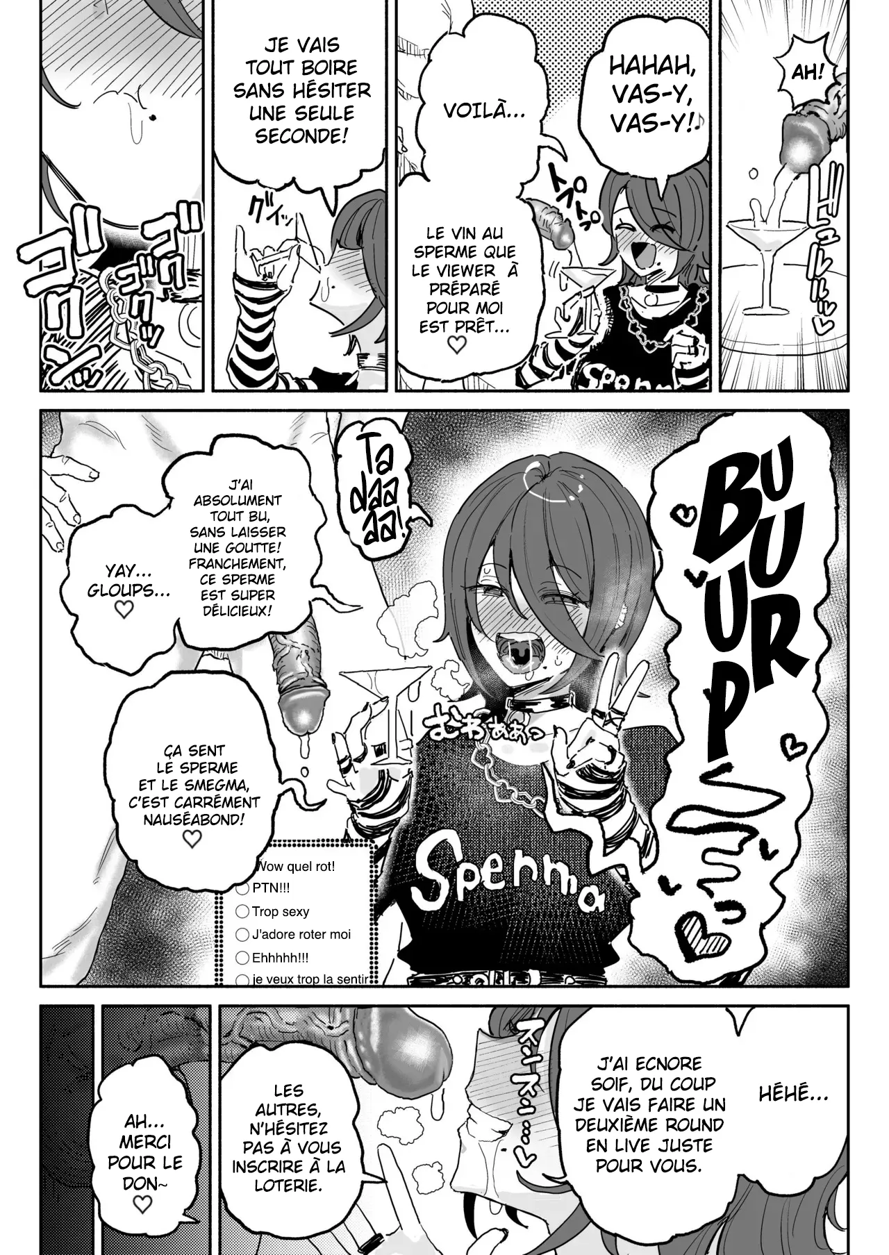 Chin Kagi Kei Haishinsha Isshuukan Chinkasu Zamen Seikatsu | une streameuse obsédée par les bites a passé une semaine à manger du sperme et du smegma. page 5 full