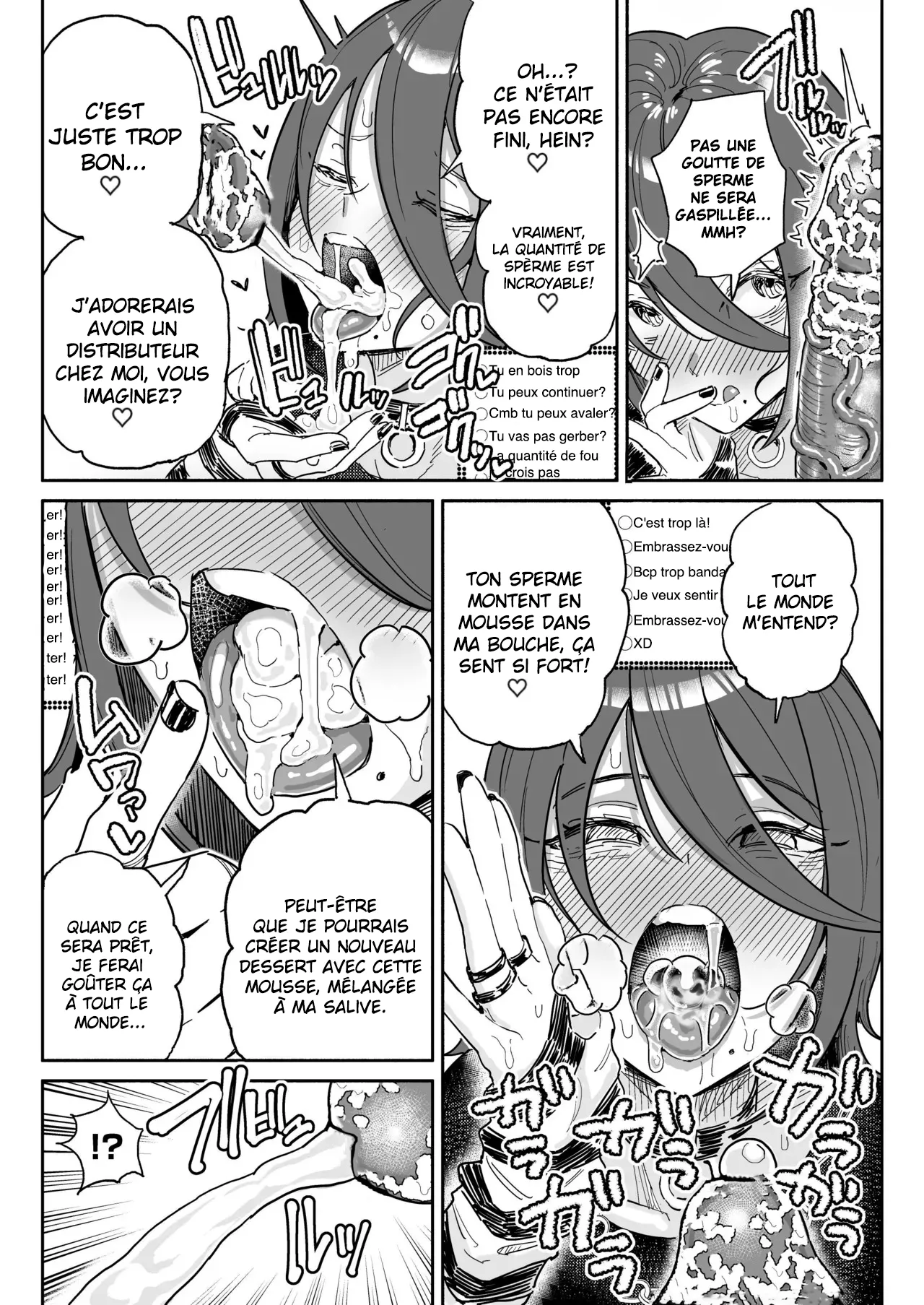 Chin Kagi Kei Haishinsha Isshuukan Chinkasu Zamen Seikatsu | une streameuse obsédée par les bites a passé une semaine à manger du sperme et du smegma. page 8 full