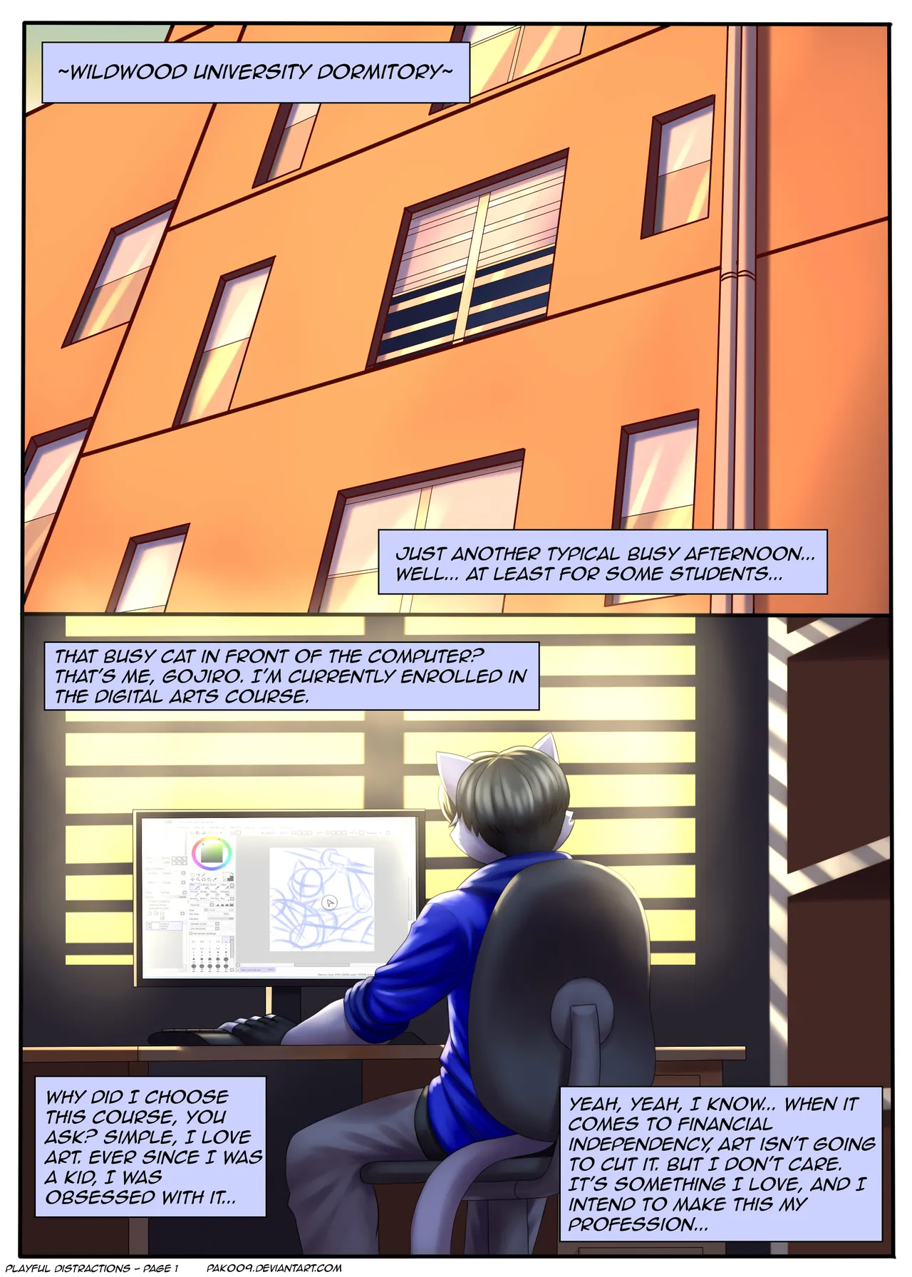 Playful Distractions Chapter 1 page 3 full