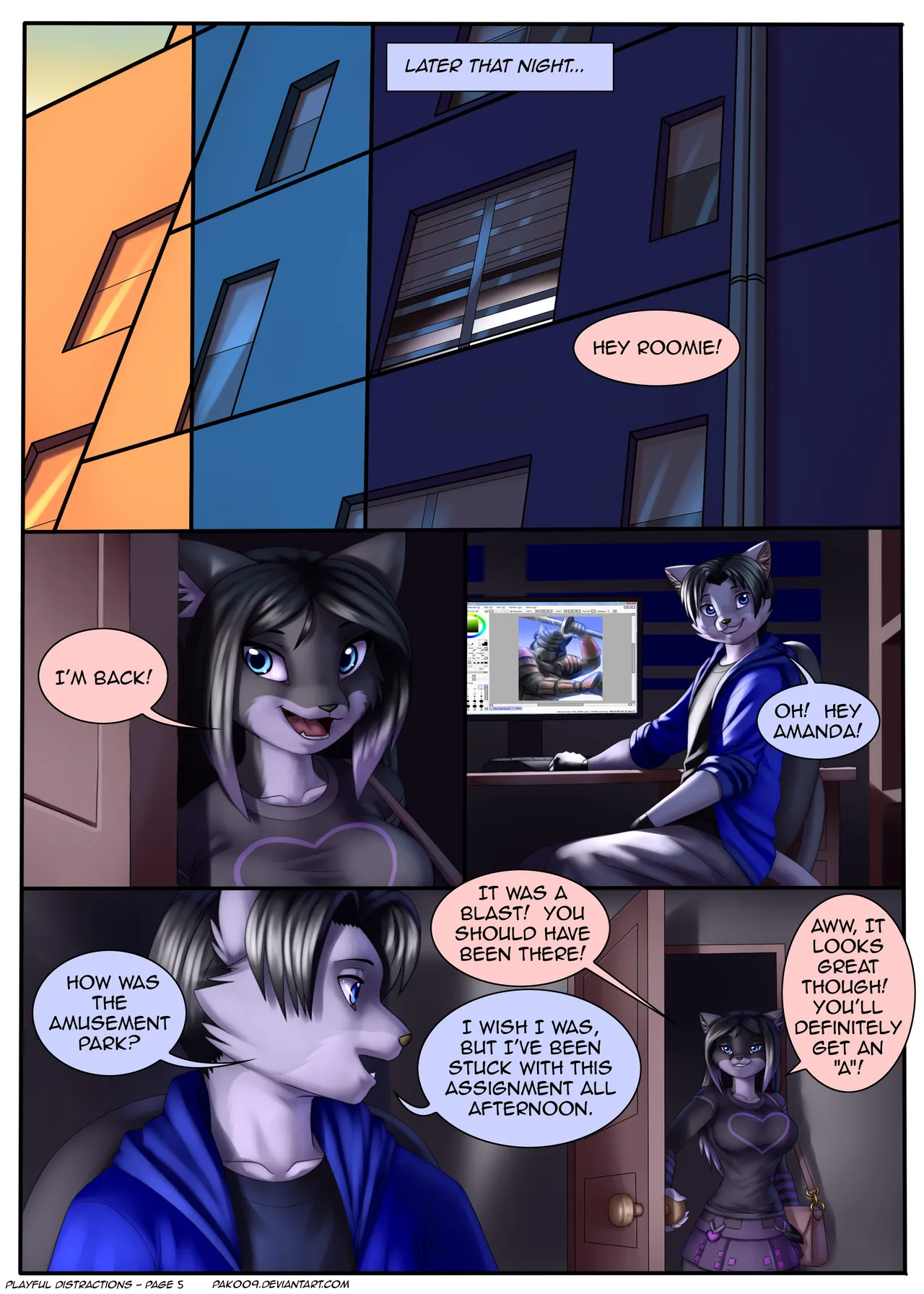 Playful Distractions Chapter 1 page 6 full
