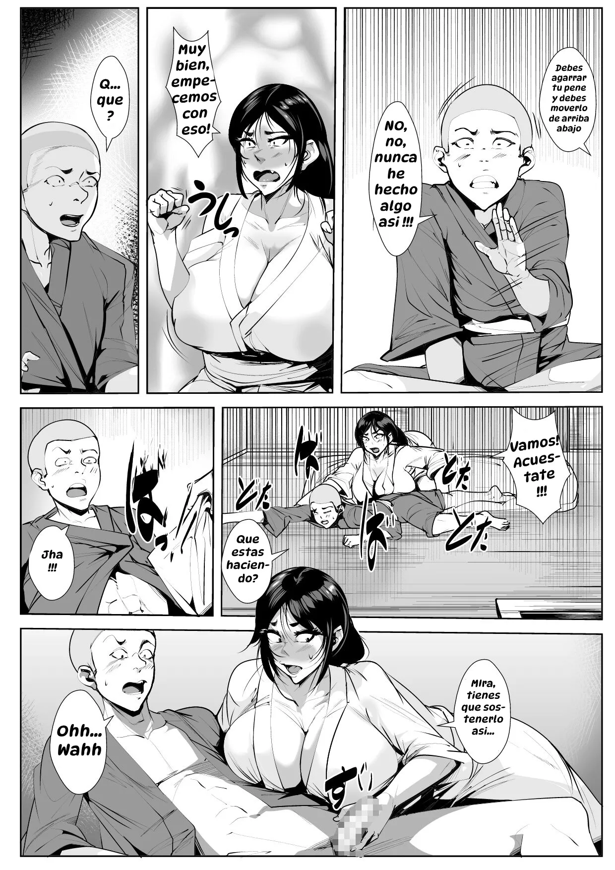 Mura no Insyuu de Seikyouiku wo一 Syuukan Zissen Suru Kaa-tyan｜La Mamá que Pone en Práctica la Educación Sexual Durante una Semana por una Antigua Costumbre del Pueblo page 4 full