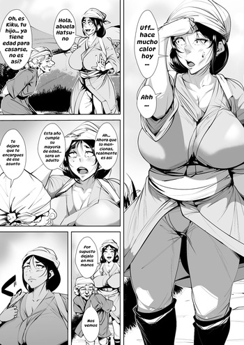 Mura no Insyuu de Seikyouiku wo一 Syuukan Zissen Suru Kaa-tyan｜La Mamá que Pone en Práctica la Educación Sexual Durante una Semana por una Antigua Costumbre del Pueblo cover