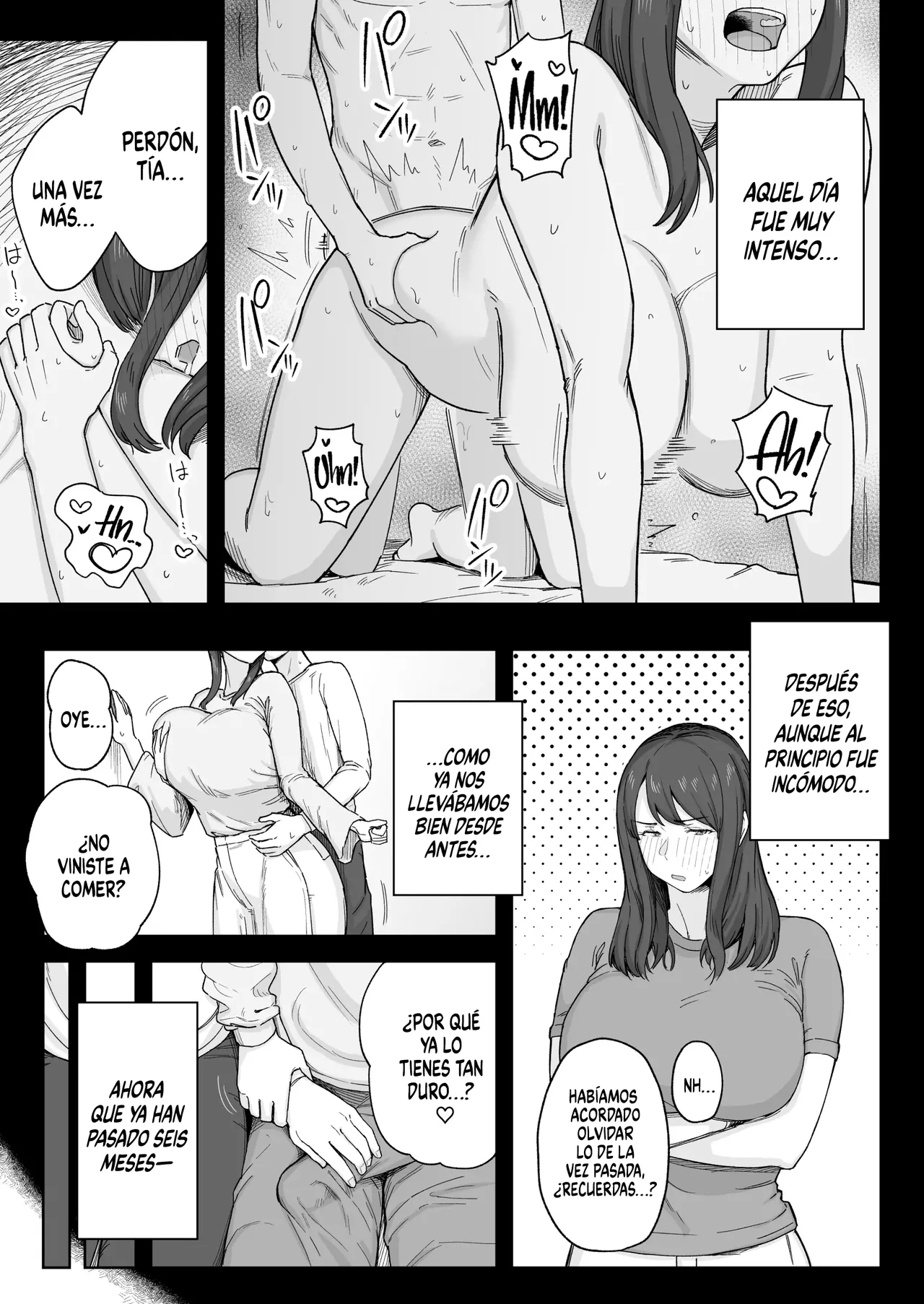 Yuuhan no Ato wa Oba-chan to...｜Con mi Tía, Después de la Cena... page 10 full