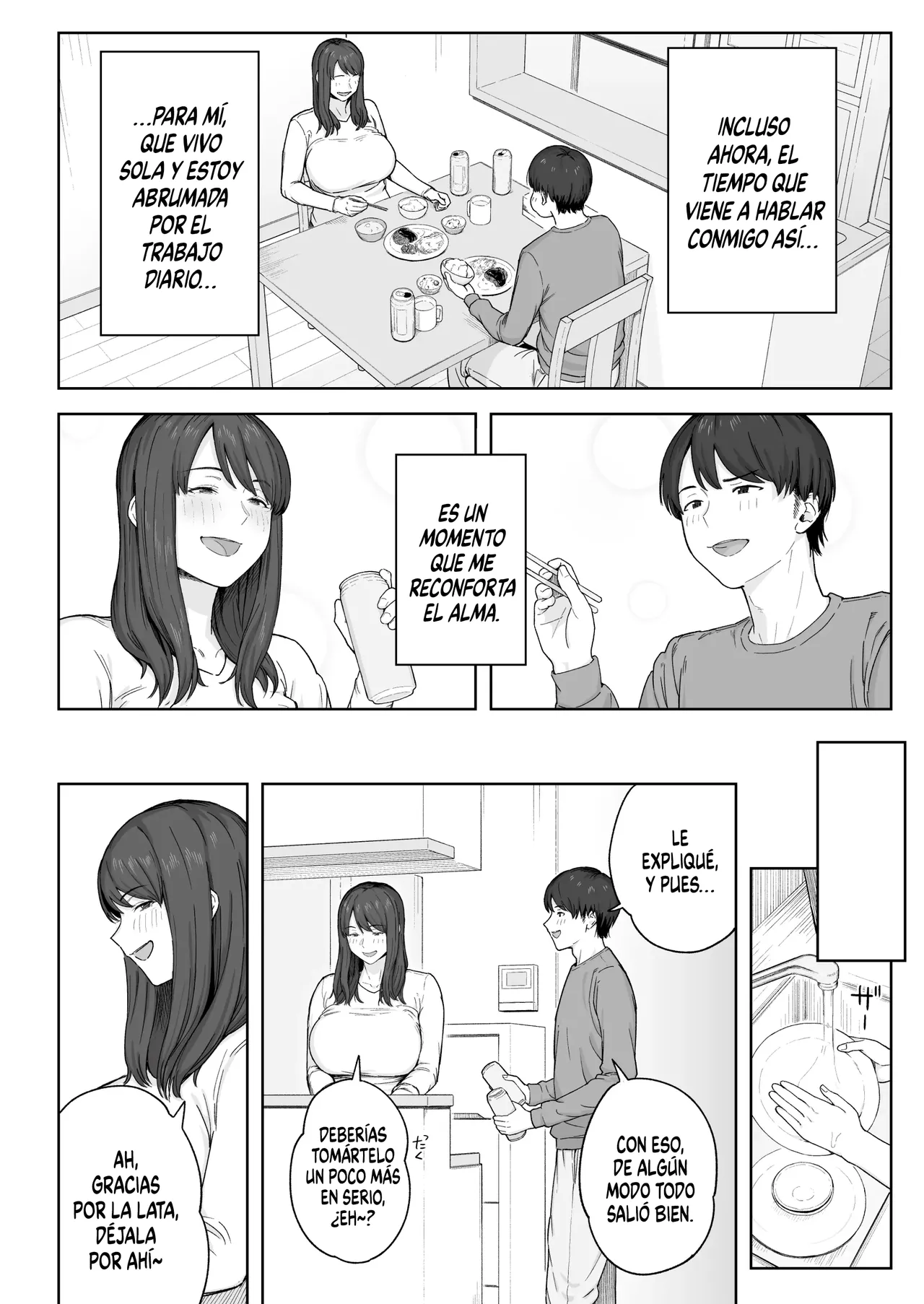 Yuuhan no Ato wa Oba-chan to...｜Con mi Tía, Después de la Cena... page 5 full