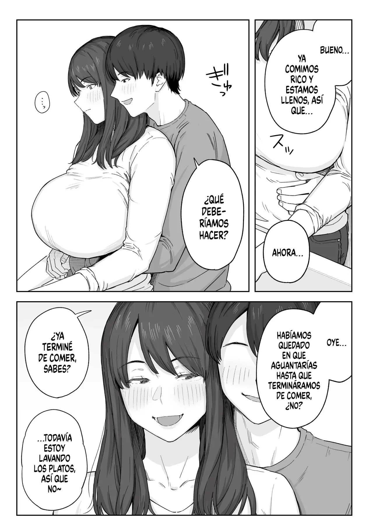 Yuuhan no Ato wa Oba-chan to...｜Con mi Tía, Después de la Cena... page 6 full