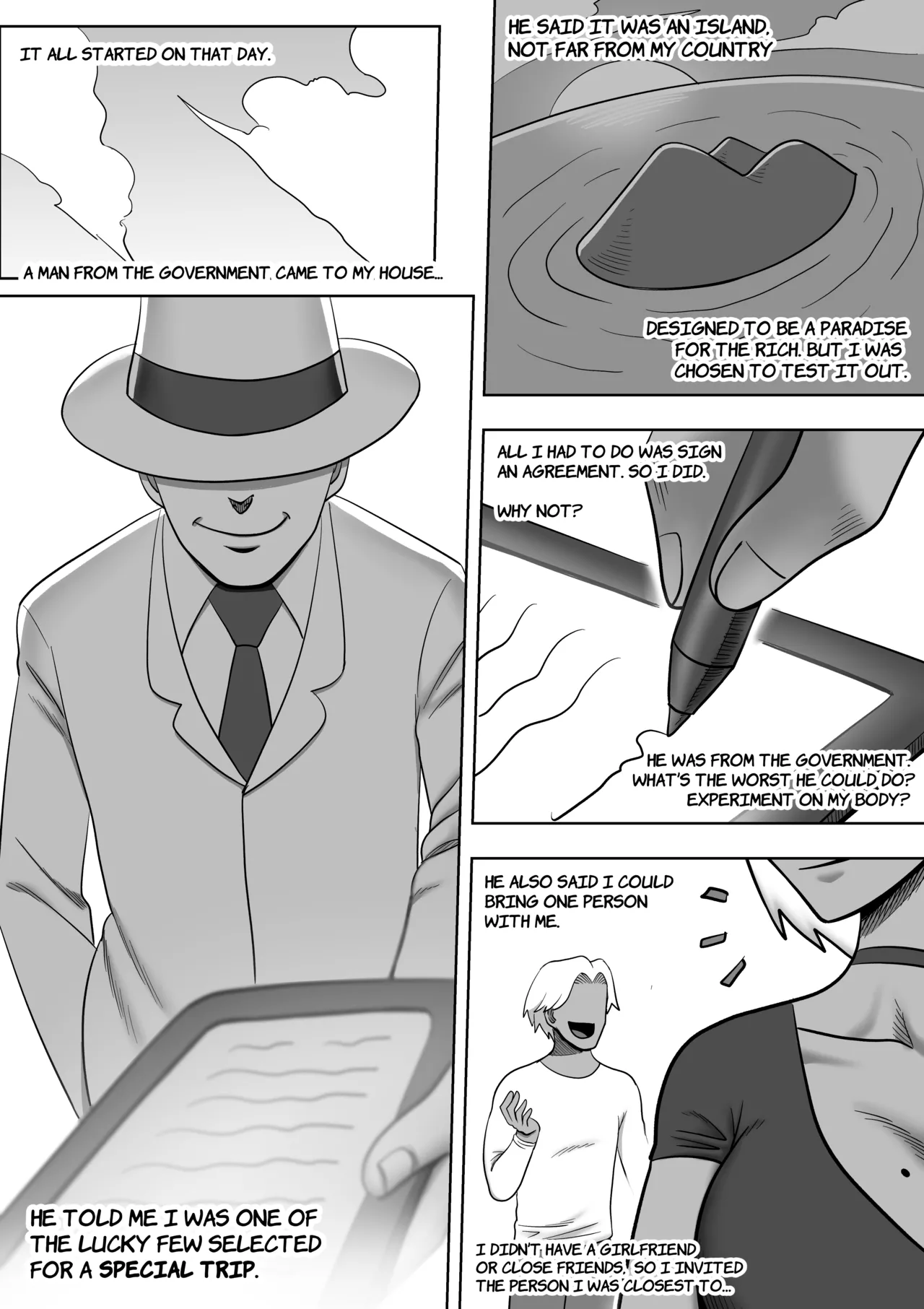 Mother and son on a desert island - CH1 page 2 full