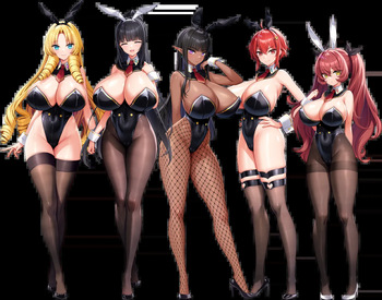 Motto! Haramase! Honoo no Oppai Isekai Oppai Bunny Gakuen! Main Characters sets Part 2 cover