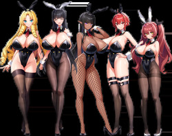 [Milk Factory] Motto! Haramase! Honoo no Oppai Isekai Oppai Bunny Gakuen! Main Characters sets Part 2