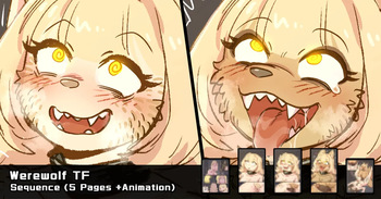 Futa Werewolf TF cover