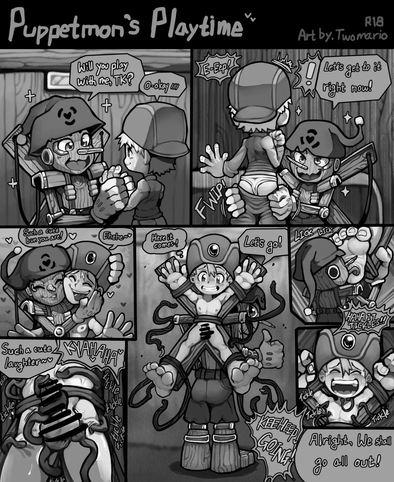 Puppetmon's Playtime page 2 full