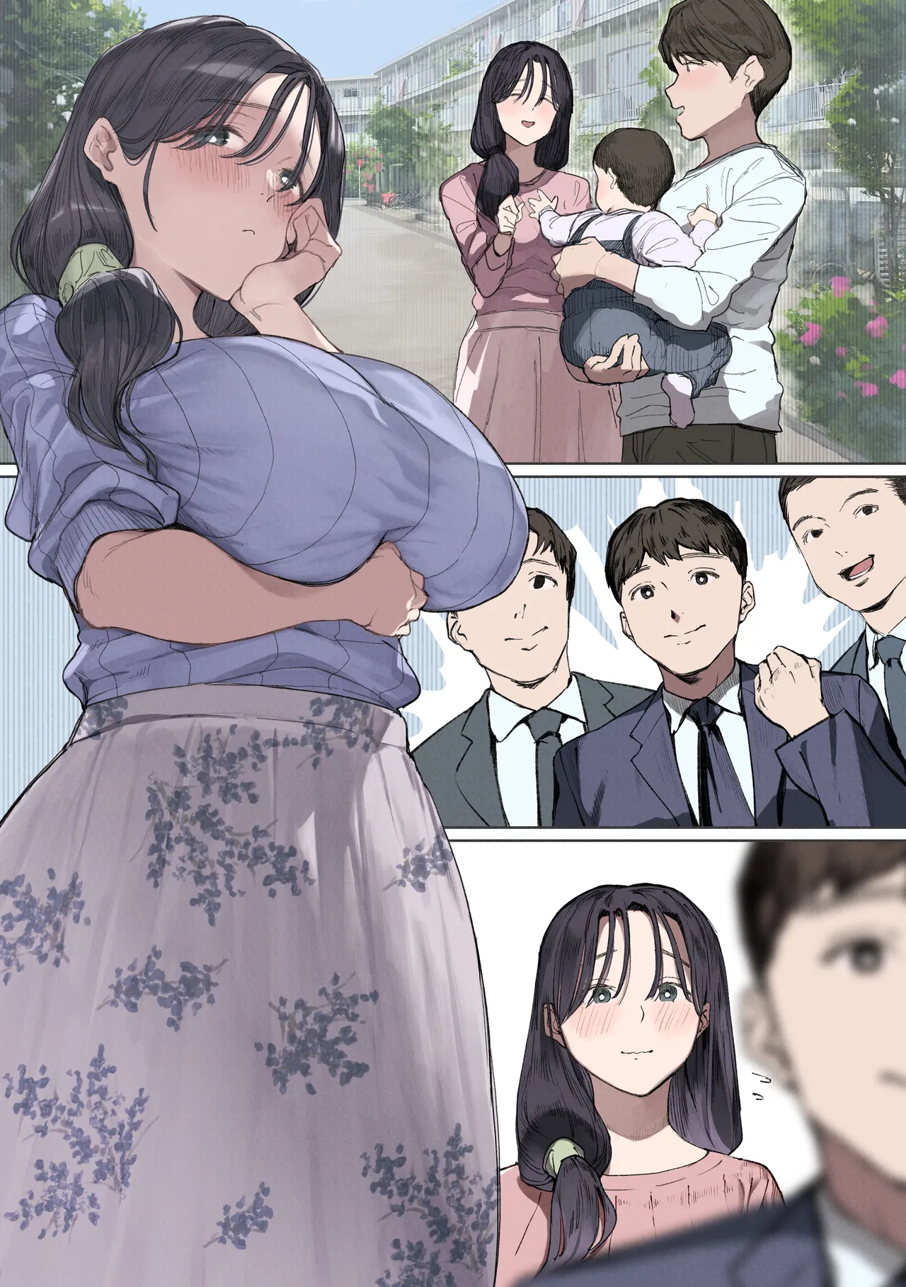 Kongetsu no yachin ga haraemasen.  dan'na ni naisho de ōya-san no aijin ni narimashita. page 4 full