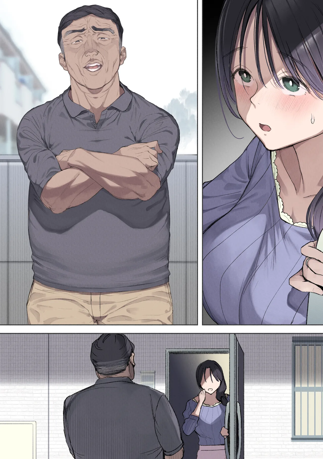 Kongetsu no yachin ga haraemasen.  dan'na ni naisho de ōya-san no aijin ni narimashita. page 6 full