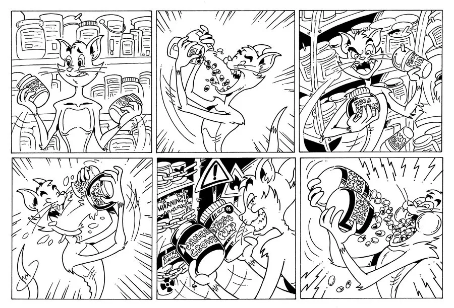 Tom &amp; Jerri: Itty Bitty kitty page 4 full