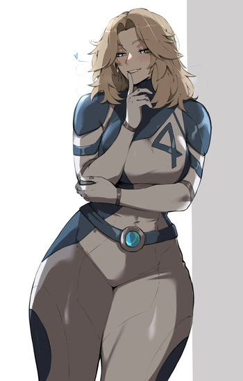 Susan Storm X Emma Frost cover