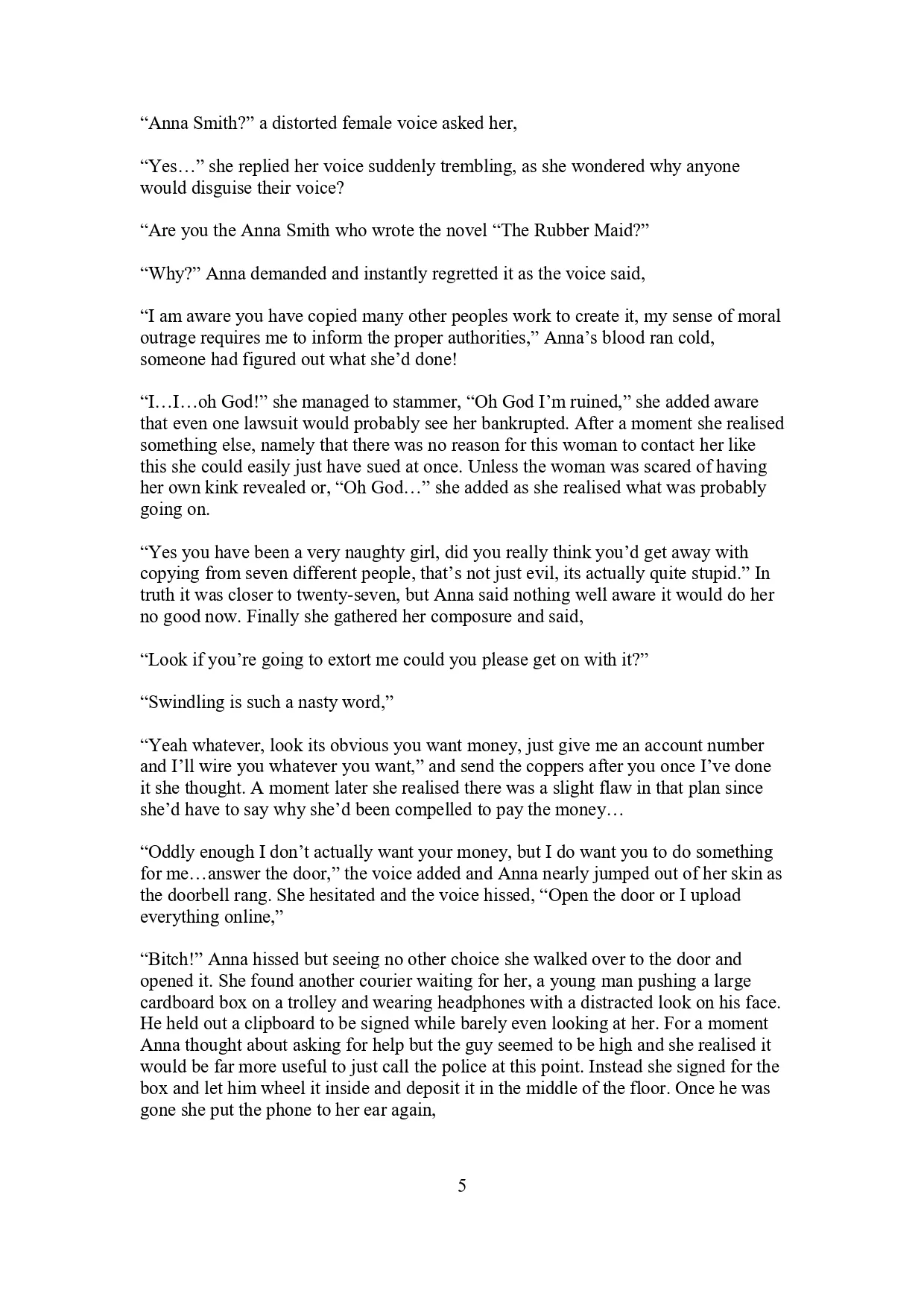 The Rubber Maid page 5 full