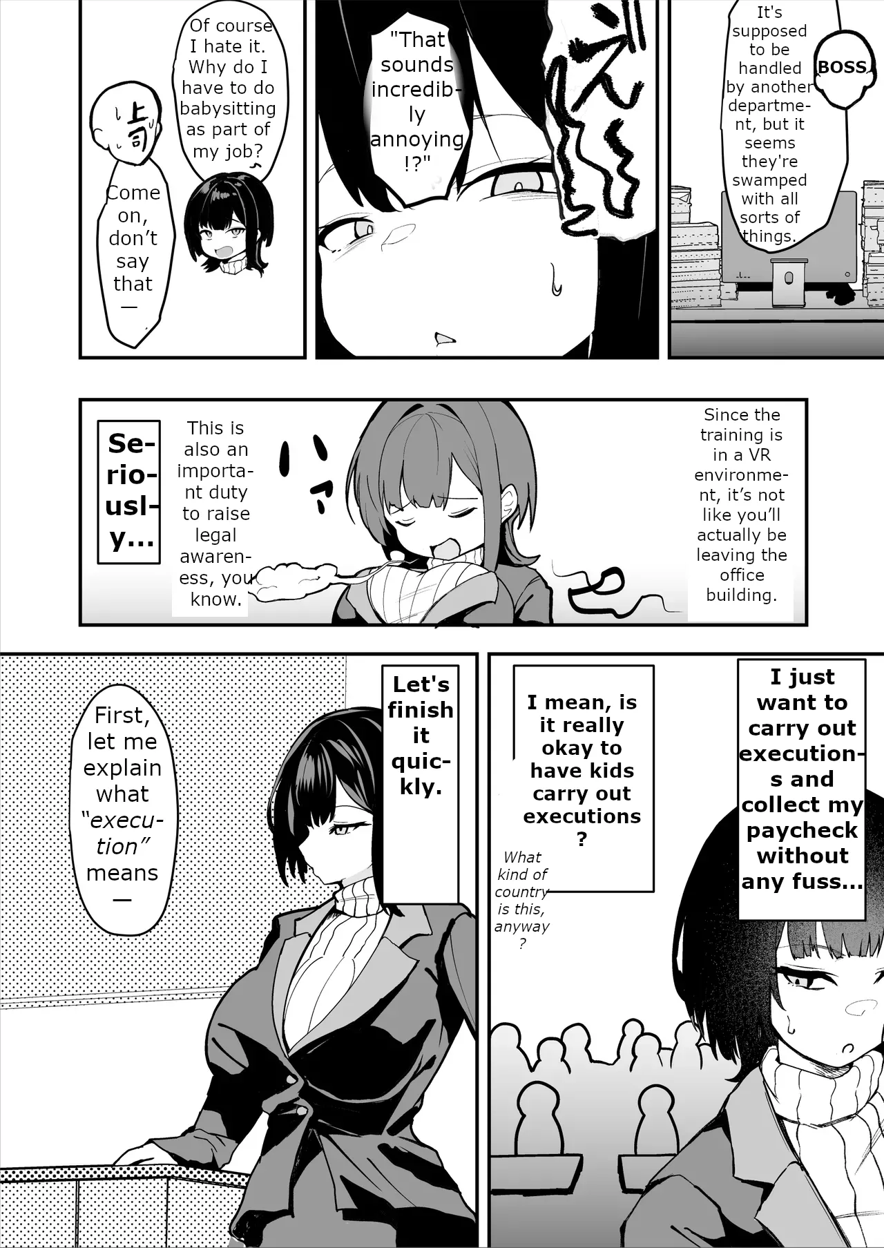 The Story of a Gloomy Execution Officer Who Accidentally Sensation-Blocks Her Own Pussy page 4 full