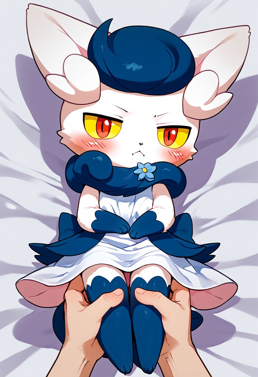 Meowstic with her owner page 4 full