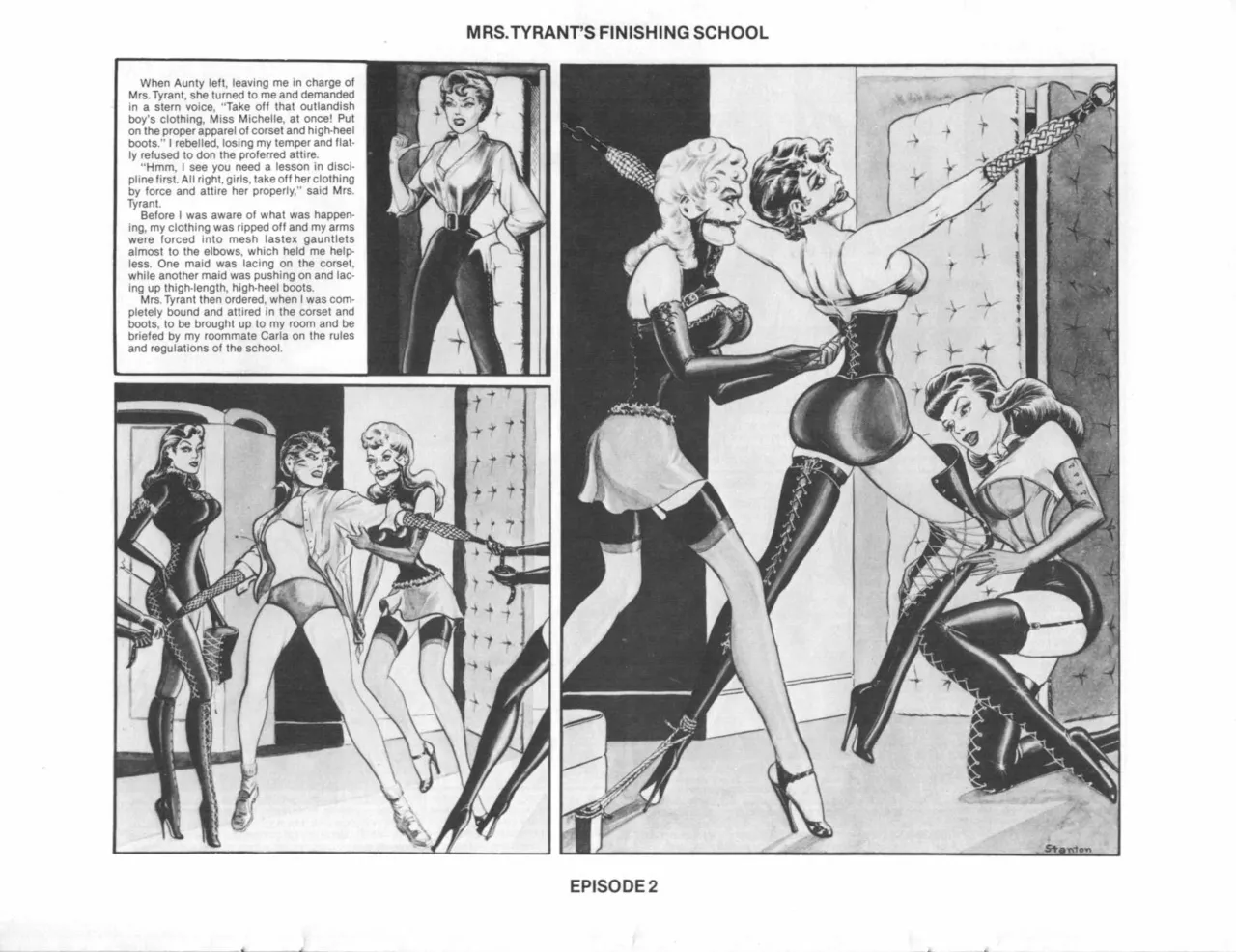 Eric Stanton - Mrs Tyrant's Finishing School page 4 full