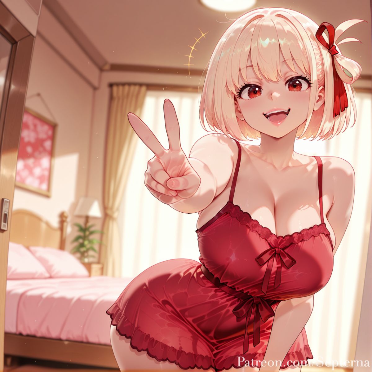 Nishikigi Chisato Nightgown septerna ai generated page 7 full
