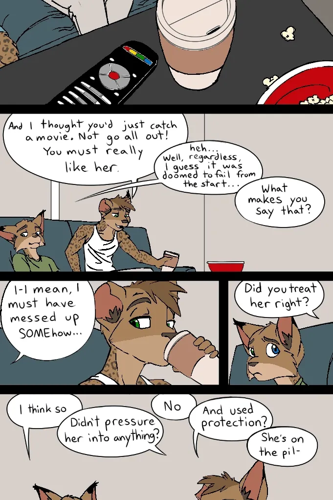 black kitten - Mornings -color page 8 full