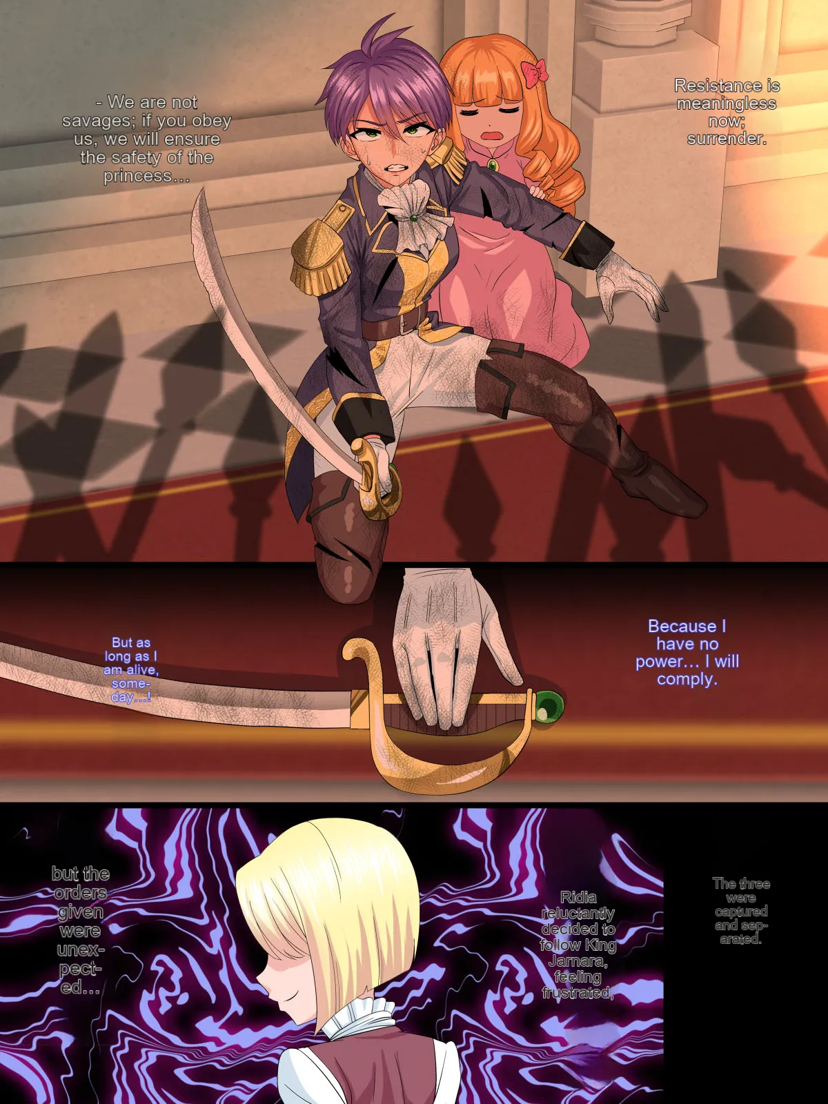 Complete Surrender ~The Prince of Fiance vs. the Female Knight page 3 full