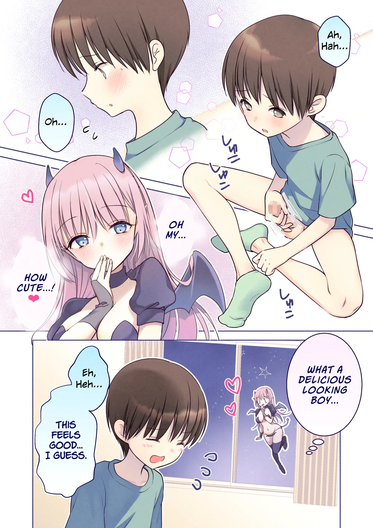 First-Sperm-Loving Succubus' Dinner of Cowgirl &amp; Creampie Sex page 6 full