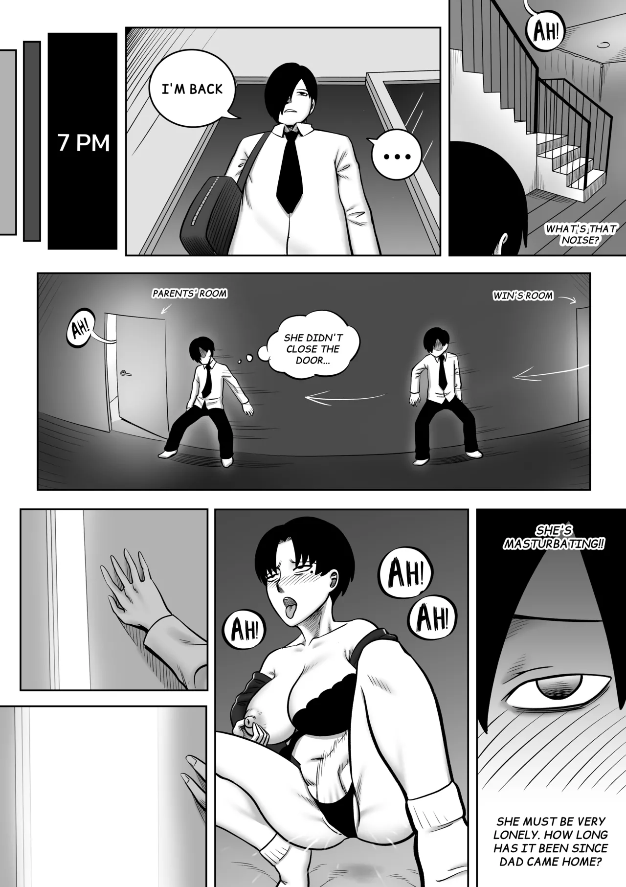 Dad stole my gf so i try to steal his wife  CH1-2 page 9 full
