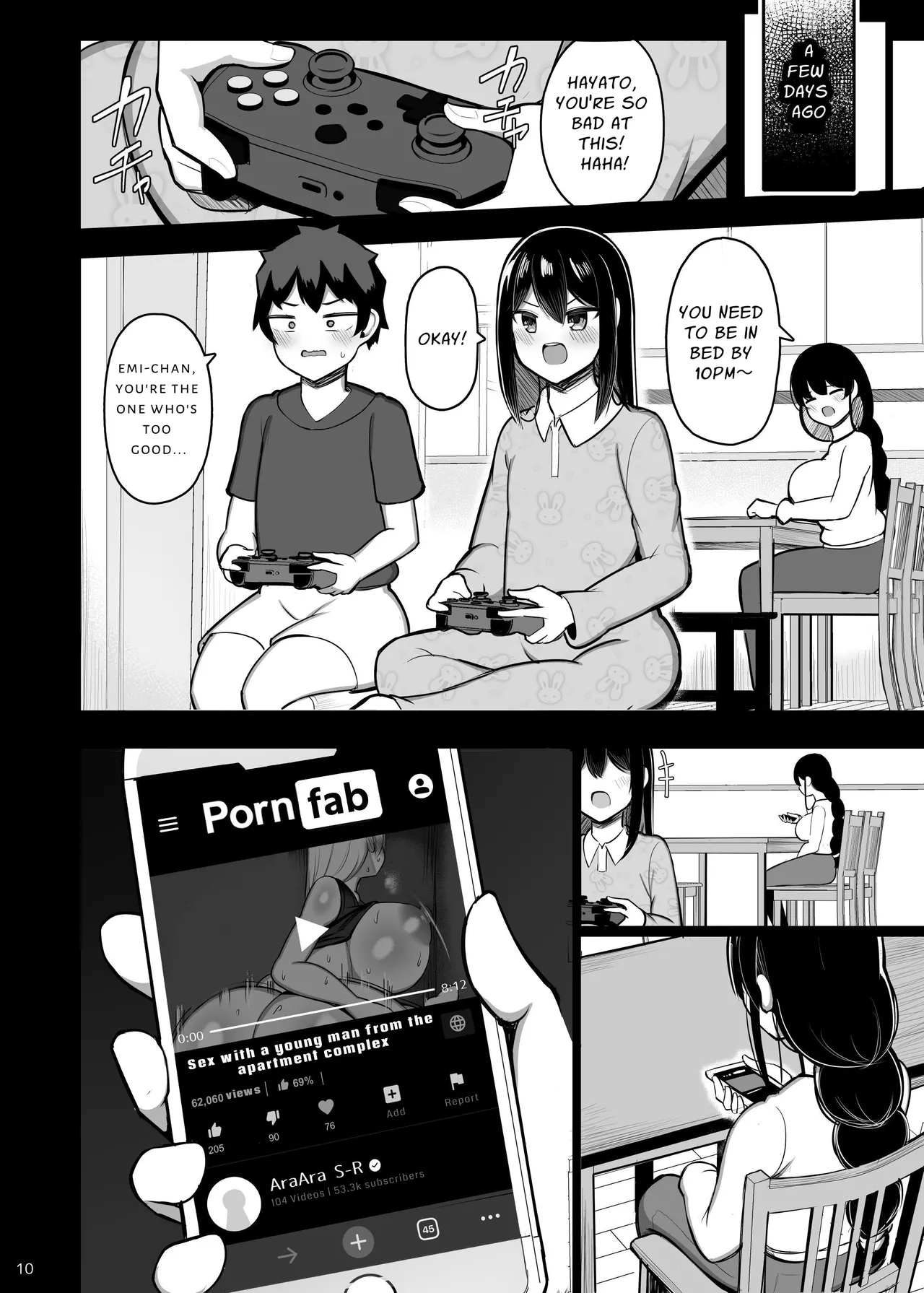 Ara Ara Mama to Musume no Kareshi | Ara Ara Mama and Her Daughter's Boyfriend page 10 full